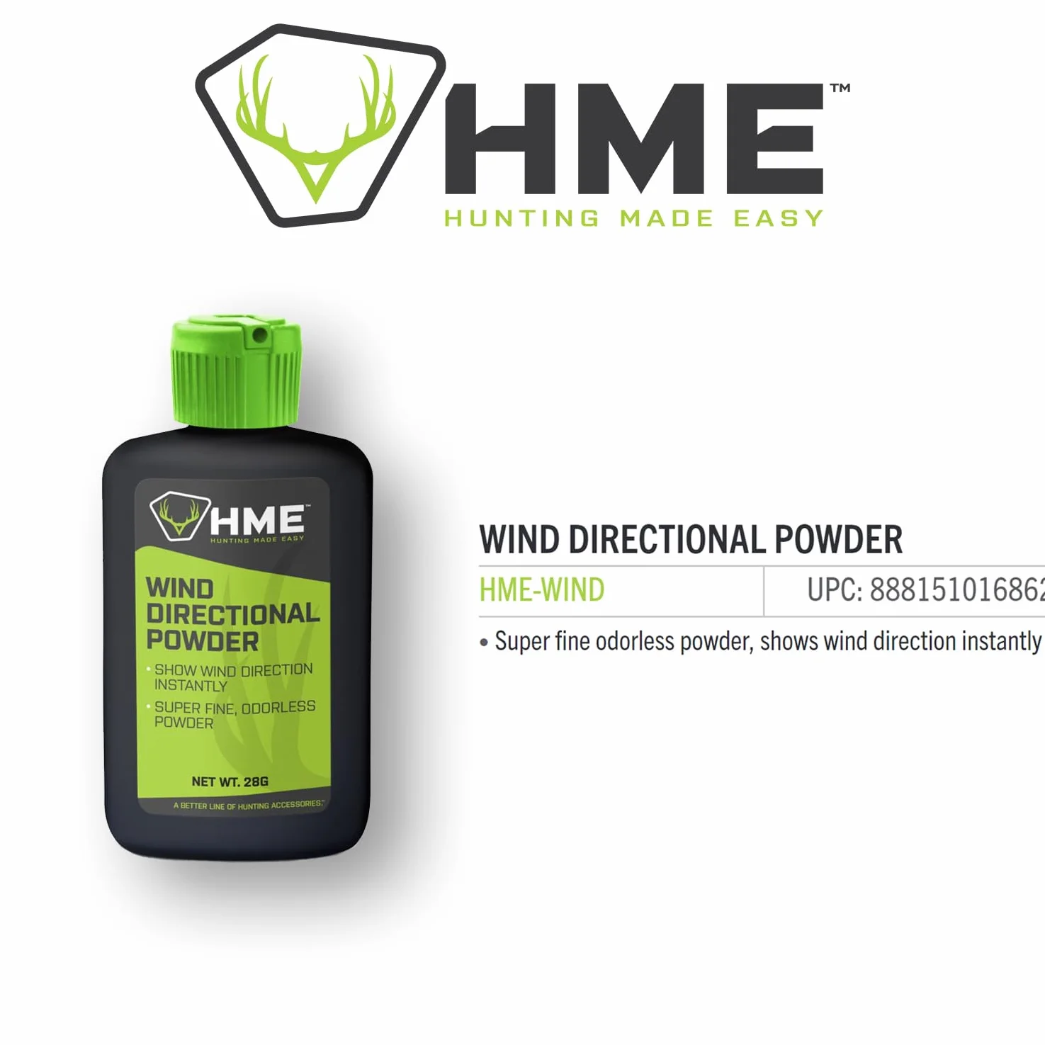 HME Indicador de viento portátil tamaño bolsillo 28 gramos detección dirección viento