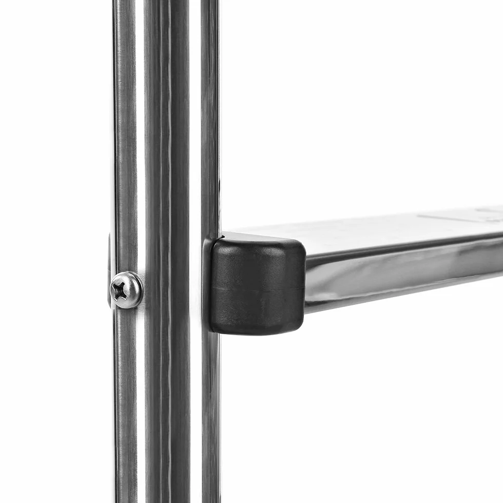 Melko Escalera Piscina 5 Niveles Acero Inoxidable V2 Gris