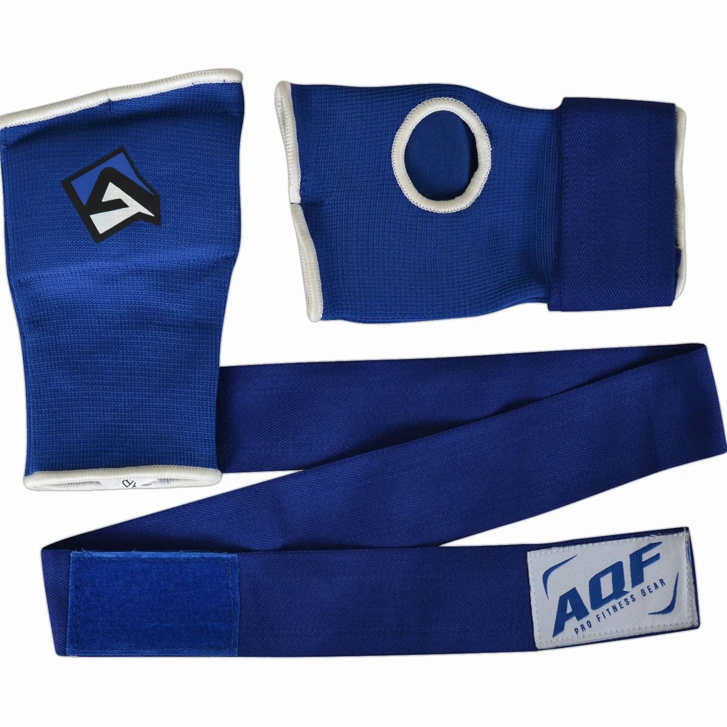AQF Vendas de Boxeo, Guantes Interiores, Mano Wraps 2 Dedos 100cm para Muay Thai, MMA
