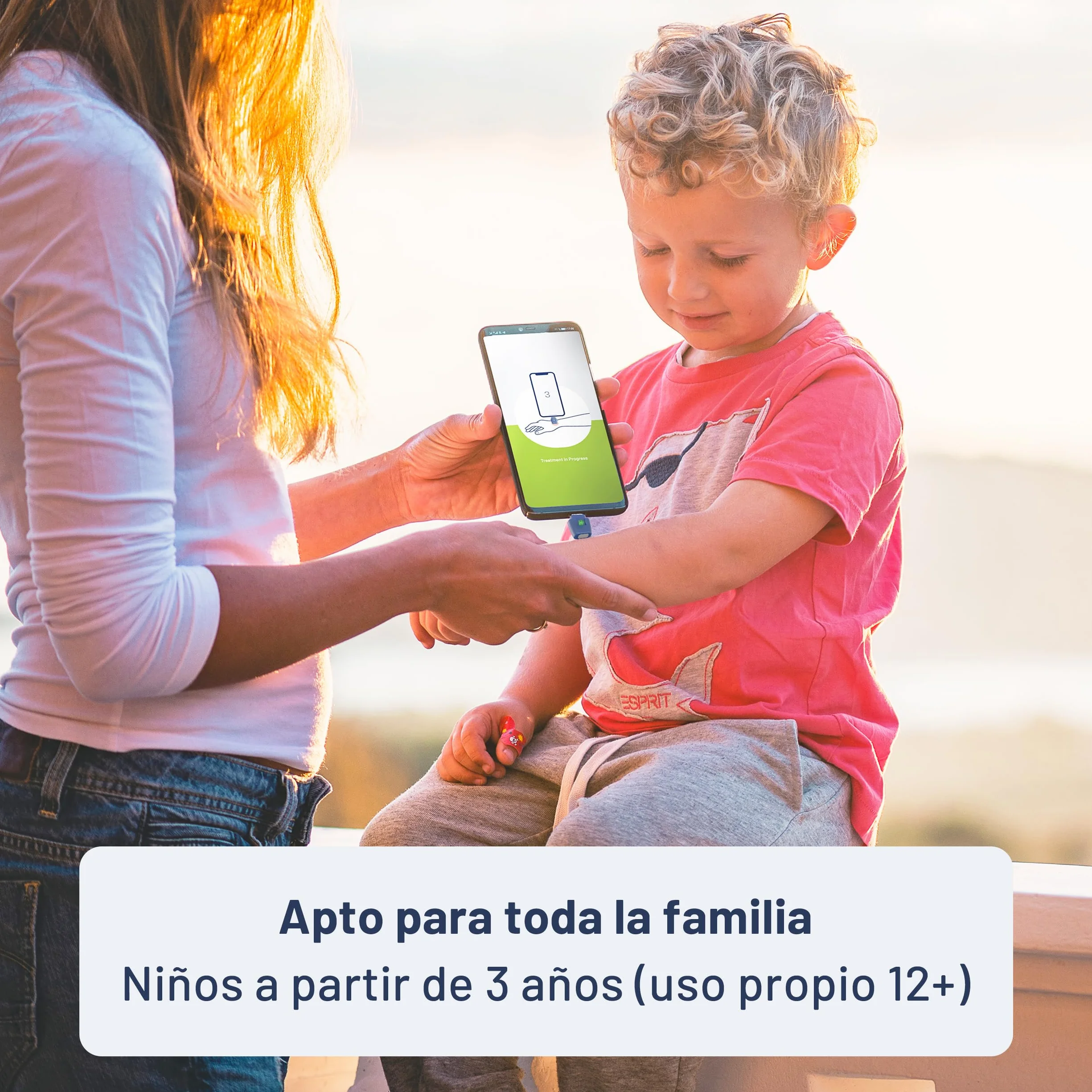 Dispositivo para picaduras de insectos con calor concentrado alivio sin químicos