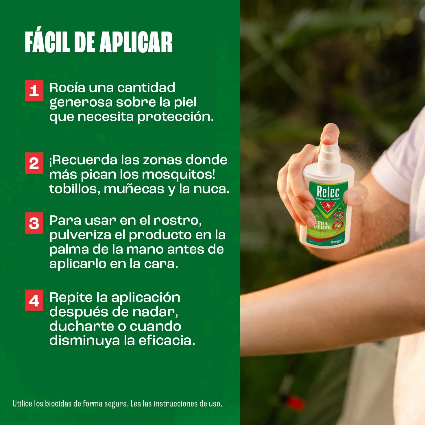 Relec Extra Fuerte Spray Antimosquitos 125ml Repelente Mosquitos Tigre Protección Picaduras
