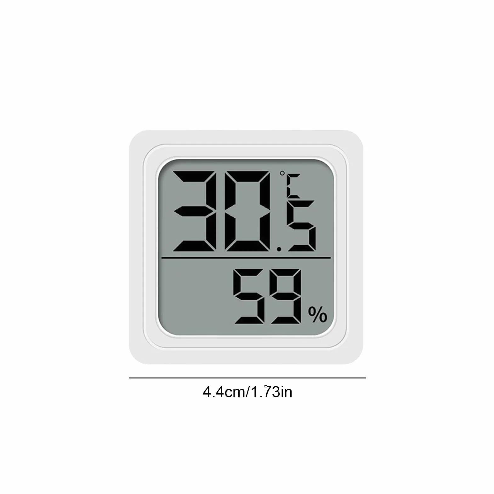 Termómetro Higrómetro De Interior Digital Portátil Medidor De Temperatura Y Humedad Pantalla LCD Celsius