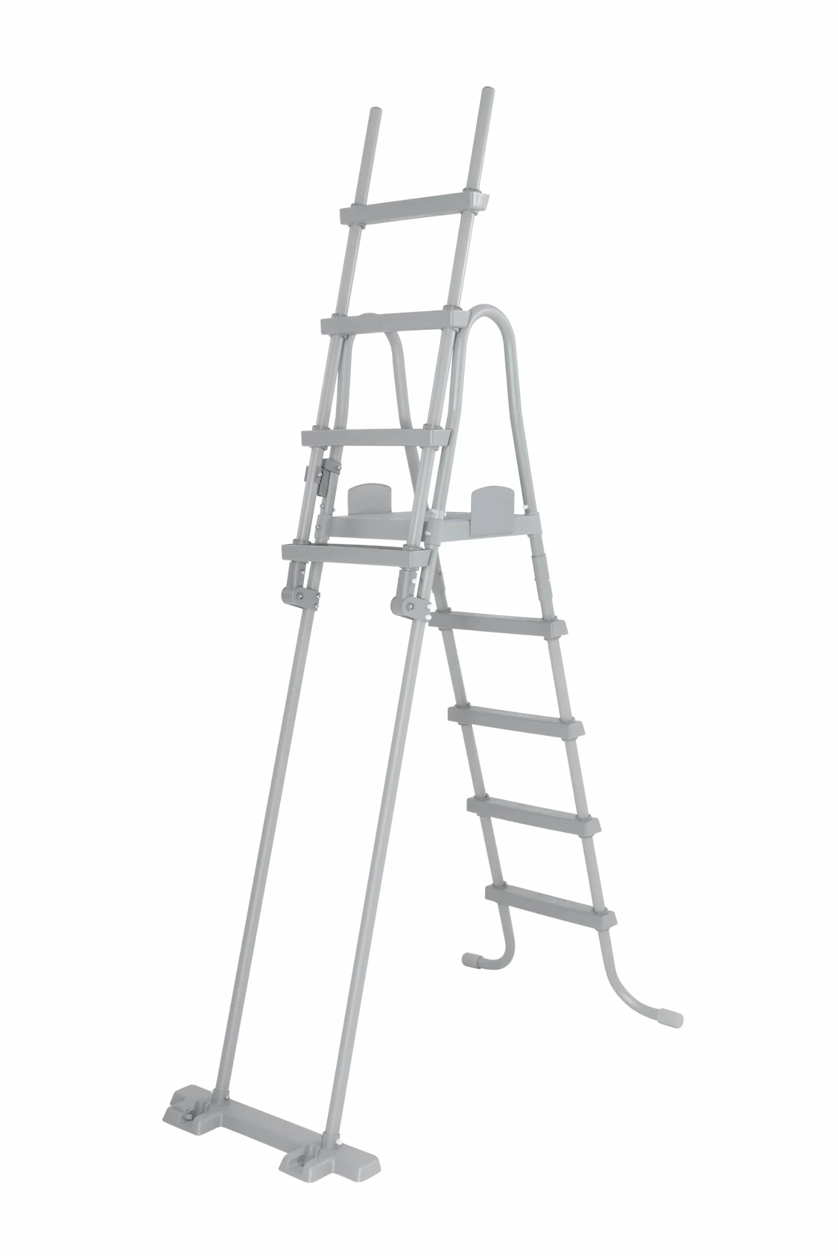 Bestway Escalera para Piscina Abatible 1,32 m con Seguro