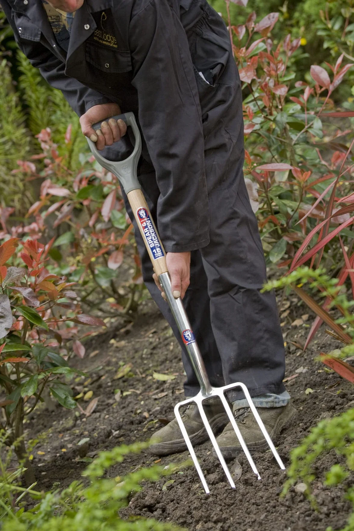 Spear & Jackson 1561BF Tenedor para Bordes de Jardín Neverbend de Acero Inoxidable