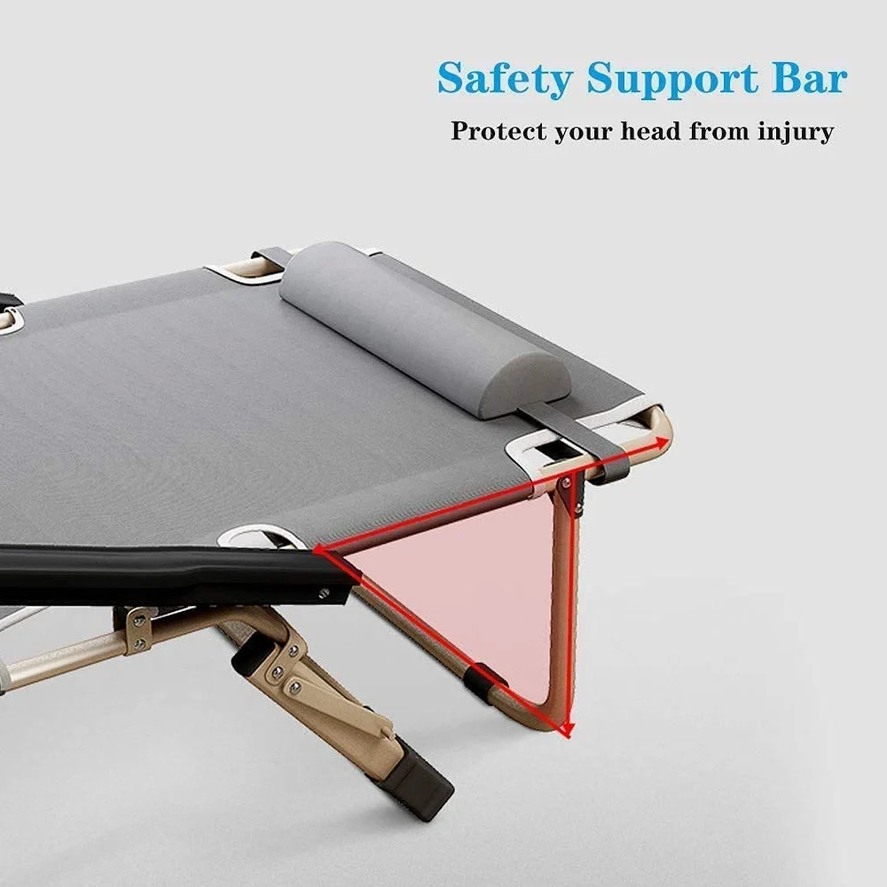 Silla de descanso de gravedad cero, reclinable de metal impermeable, juego de muebles de jardín duradero para camping, patio y relajación al aire libre, cómoda tumbona