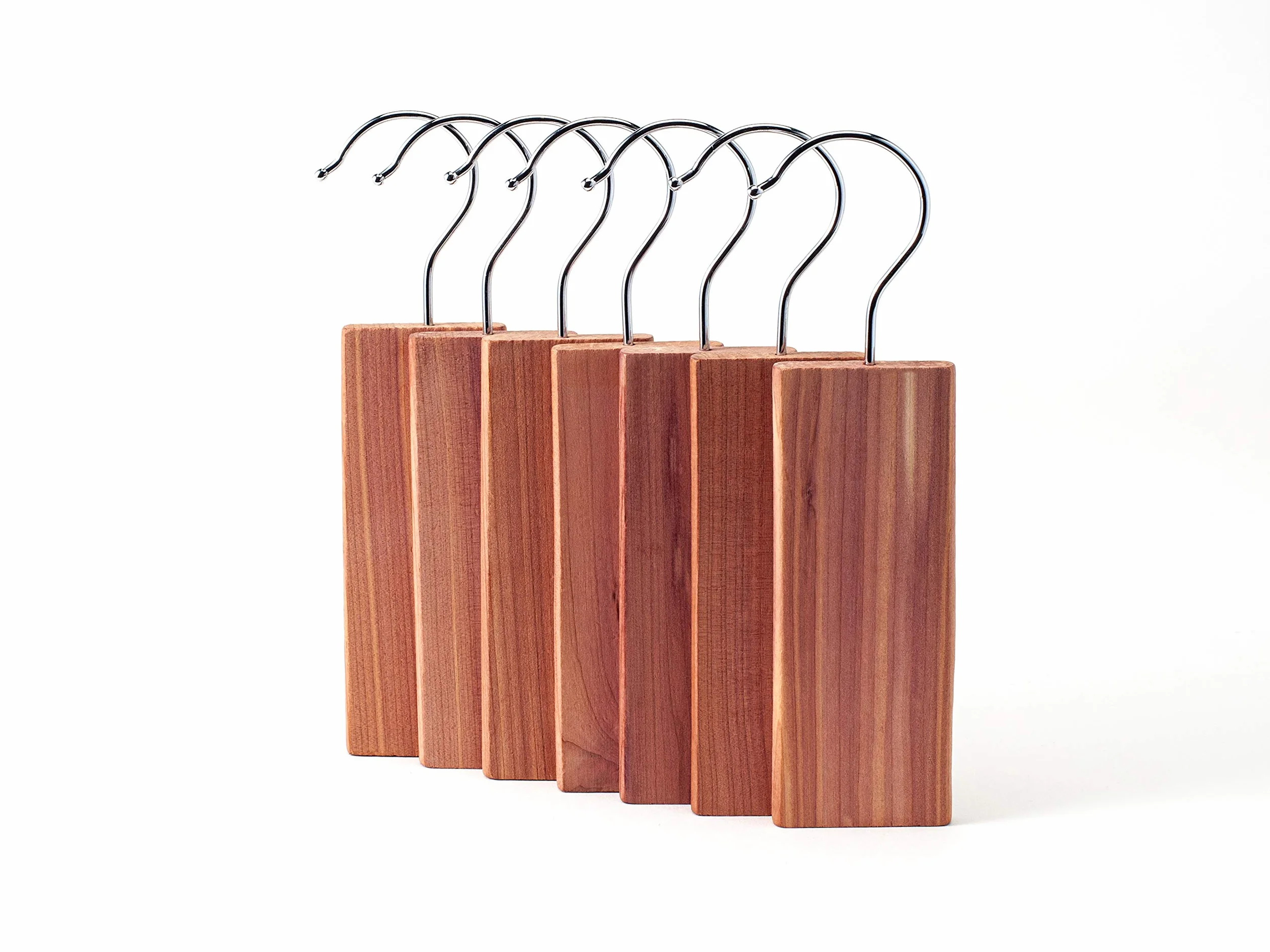 Bloques de madera de cedro 7X - Certificado FSC® - Protección orgánica natural contra polillas para el armario - Repelente duradero y sin productos químicos contra las polillas de la ropa