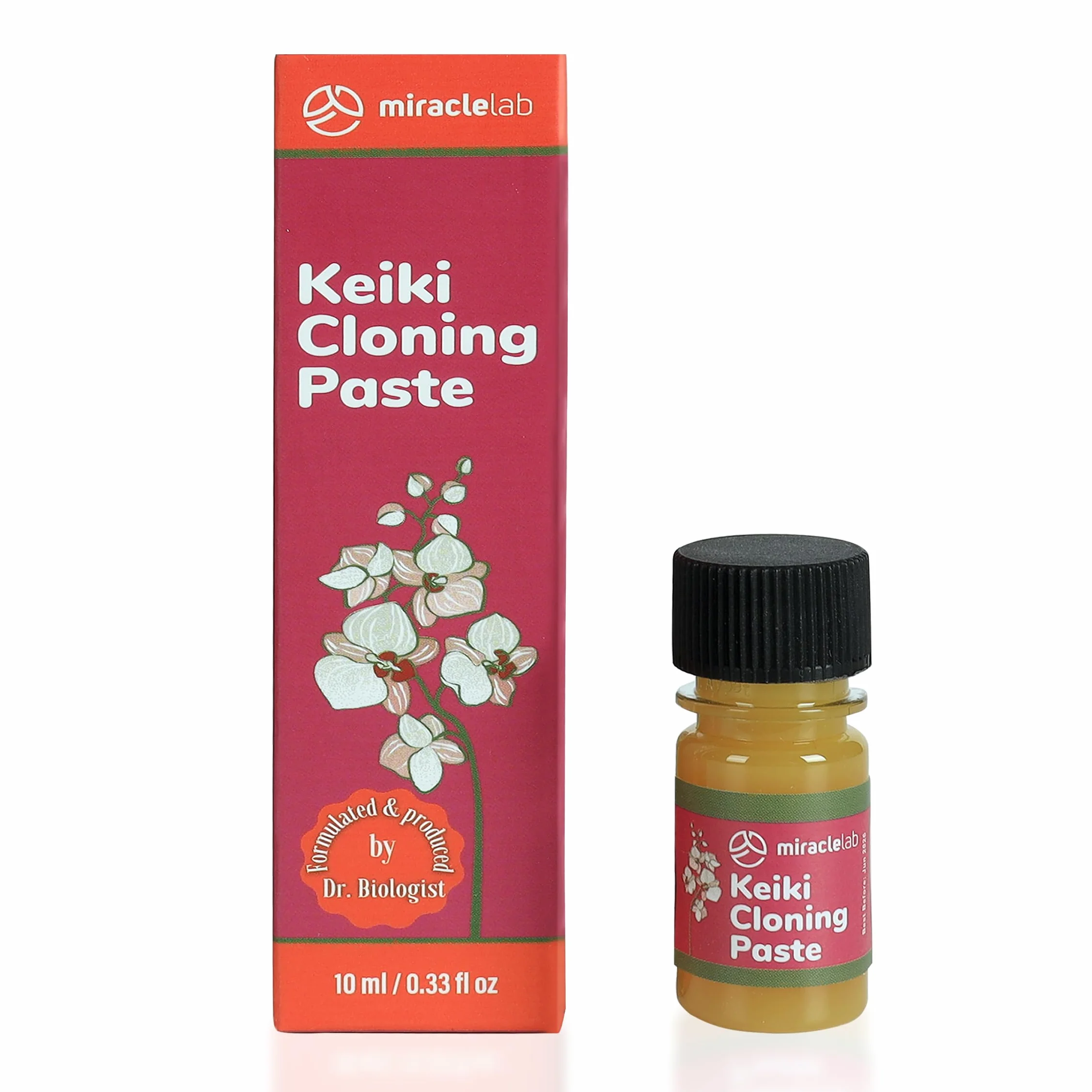 Miracle Lab Keiki Pasta de clonación Fórmula de citoquinina para orquídeas plantas de interior 0.33 onzas