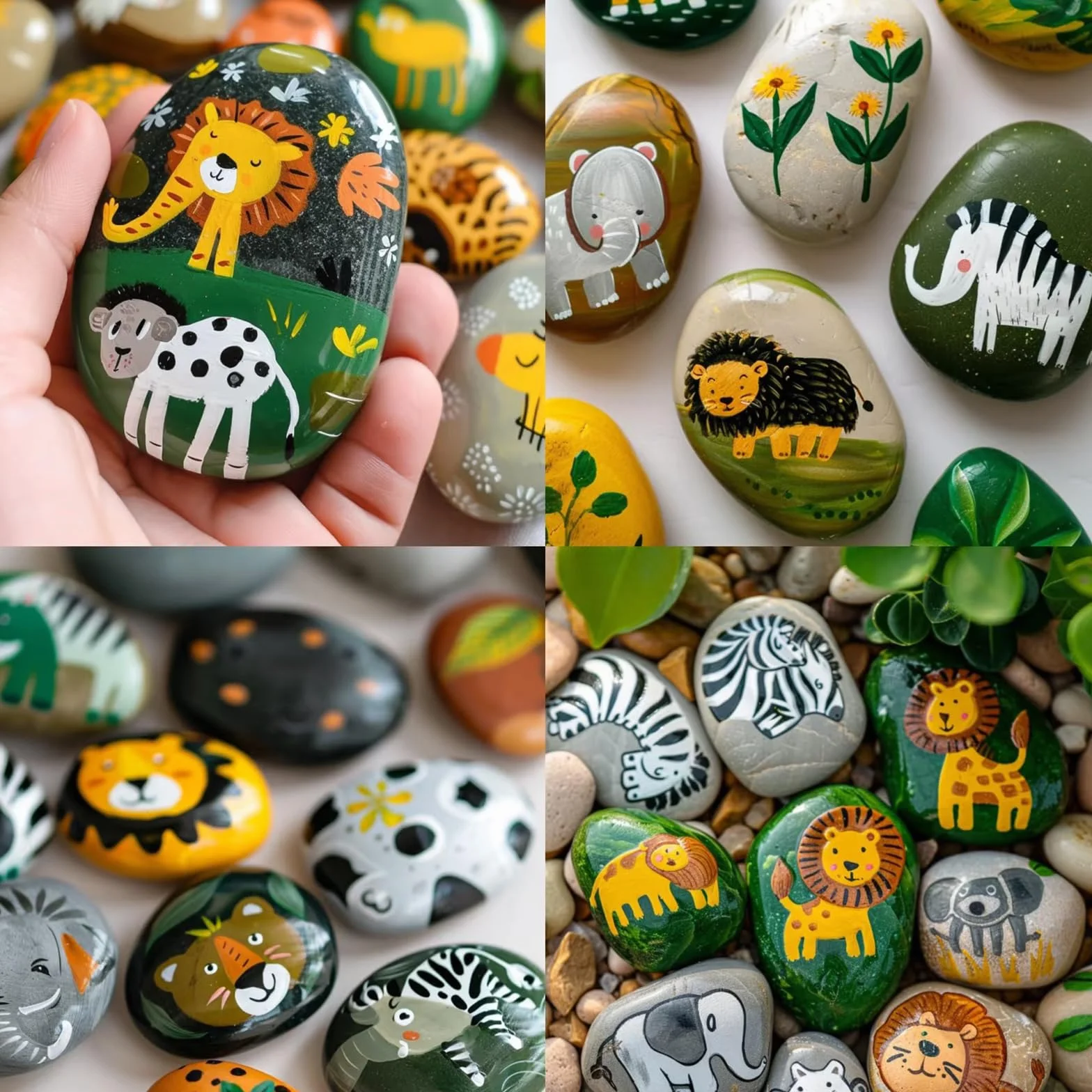 CATELL 50 piezas guijarros para pintar, 1-3 cm piedras planas naturales para decoración jardín