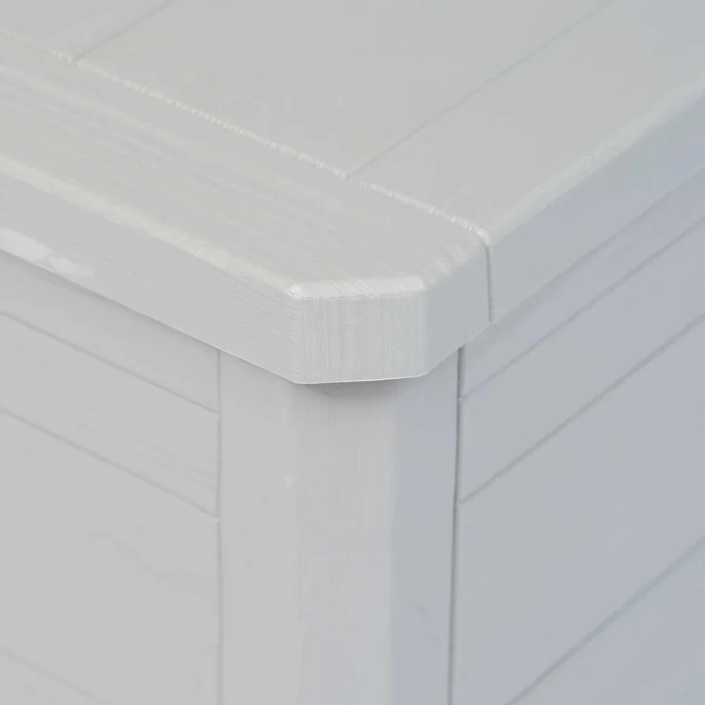 vidaXL Caja Almacenamiento Jardín 280 L Gris Claro