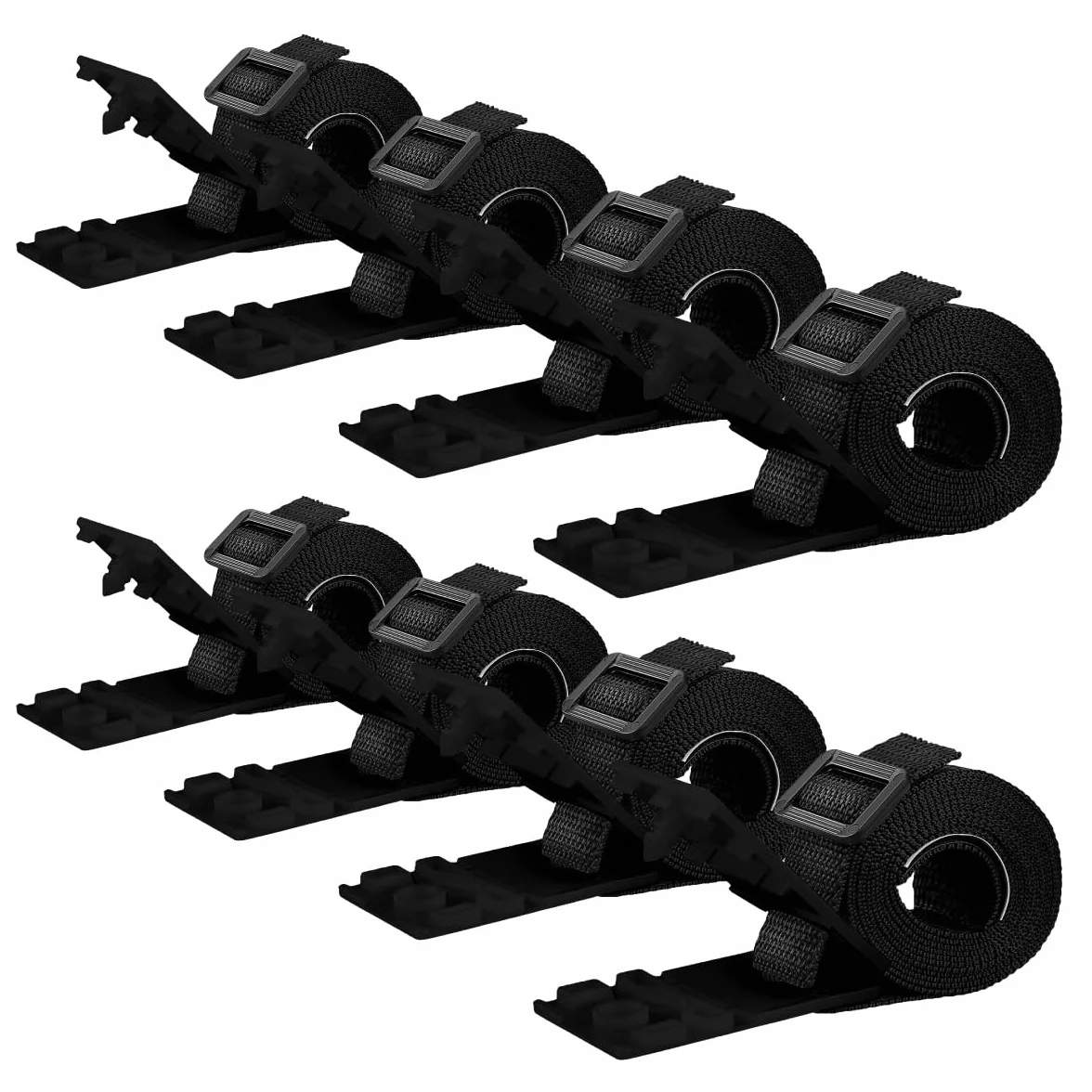 Lote de 8 Correas para enrollador con Clips cocodrilo para Cubierta a Burbujas de Piscina – Norma CE