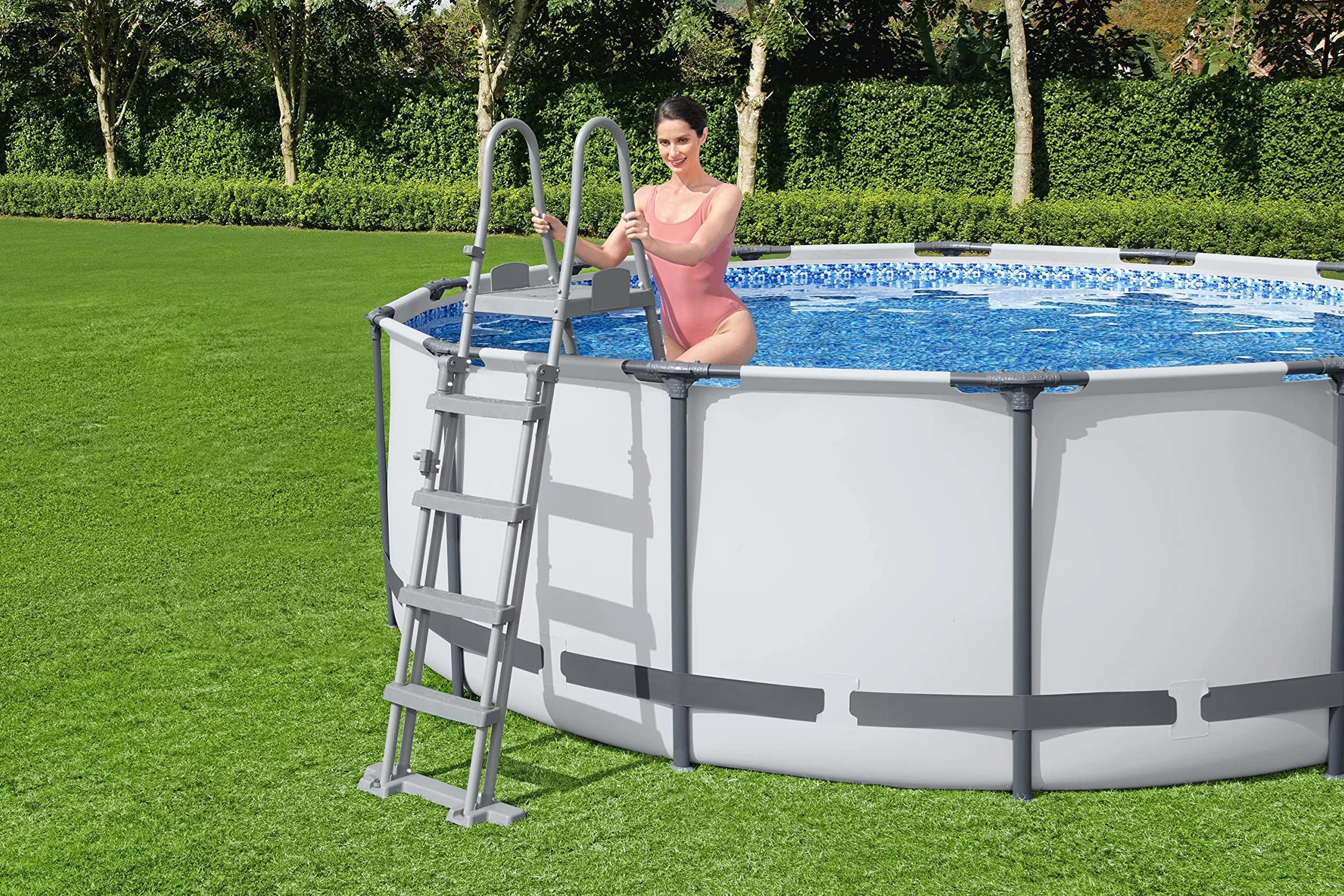 Escalera de seguridad para piscina Bestway Flowclear 1,32 m