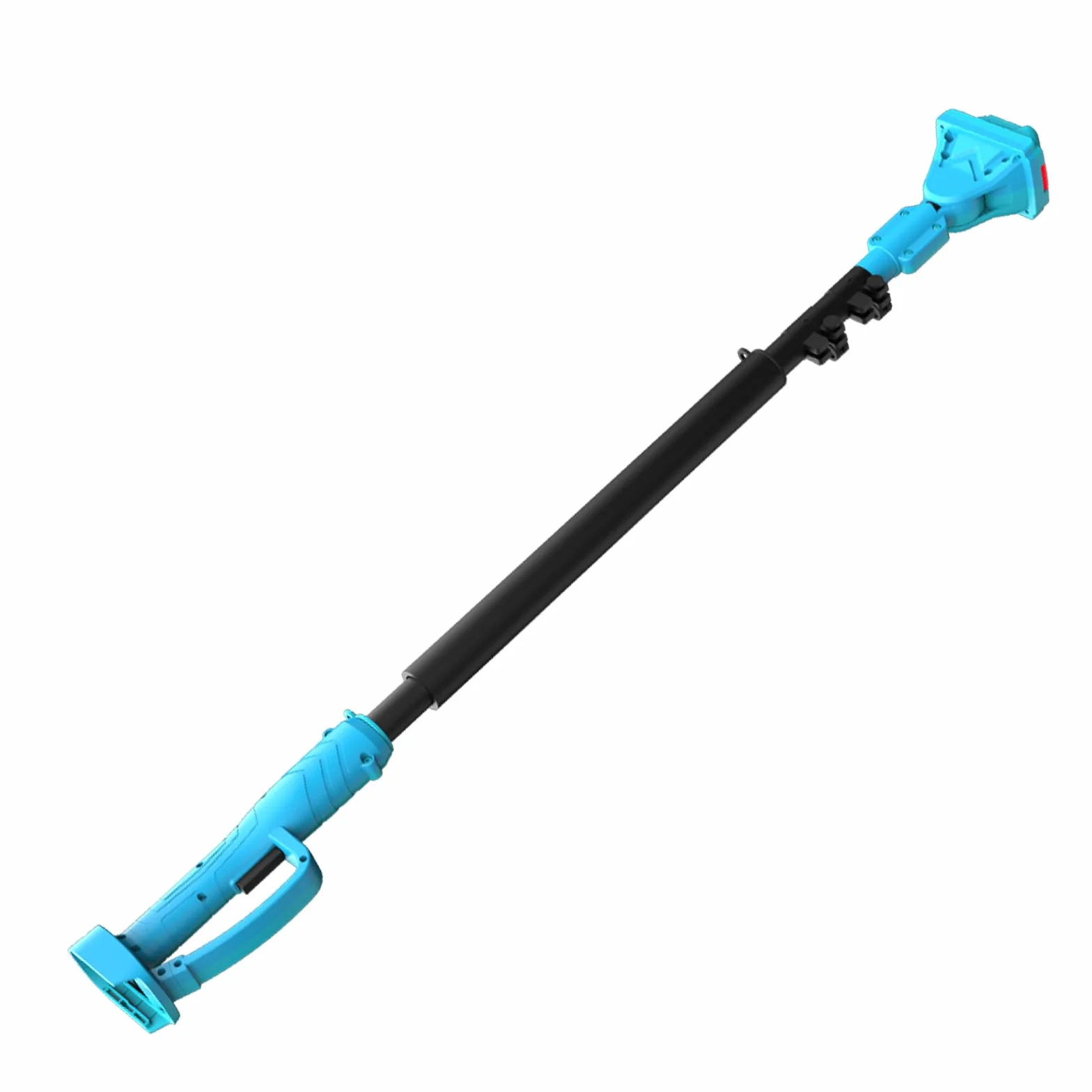 Barra telescópica azul para podadora inalámbrica y tijeras de podar, extensible hasta 2,5 metros, ligera y estable, compatible con Makita BL-18V