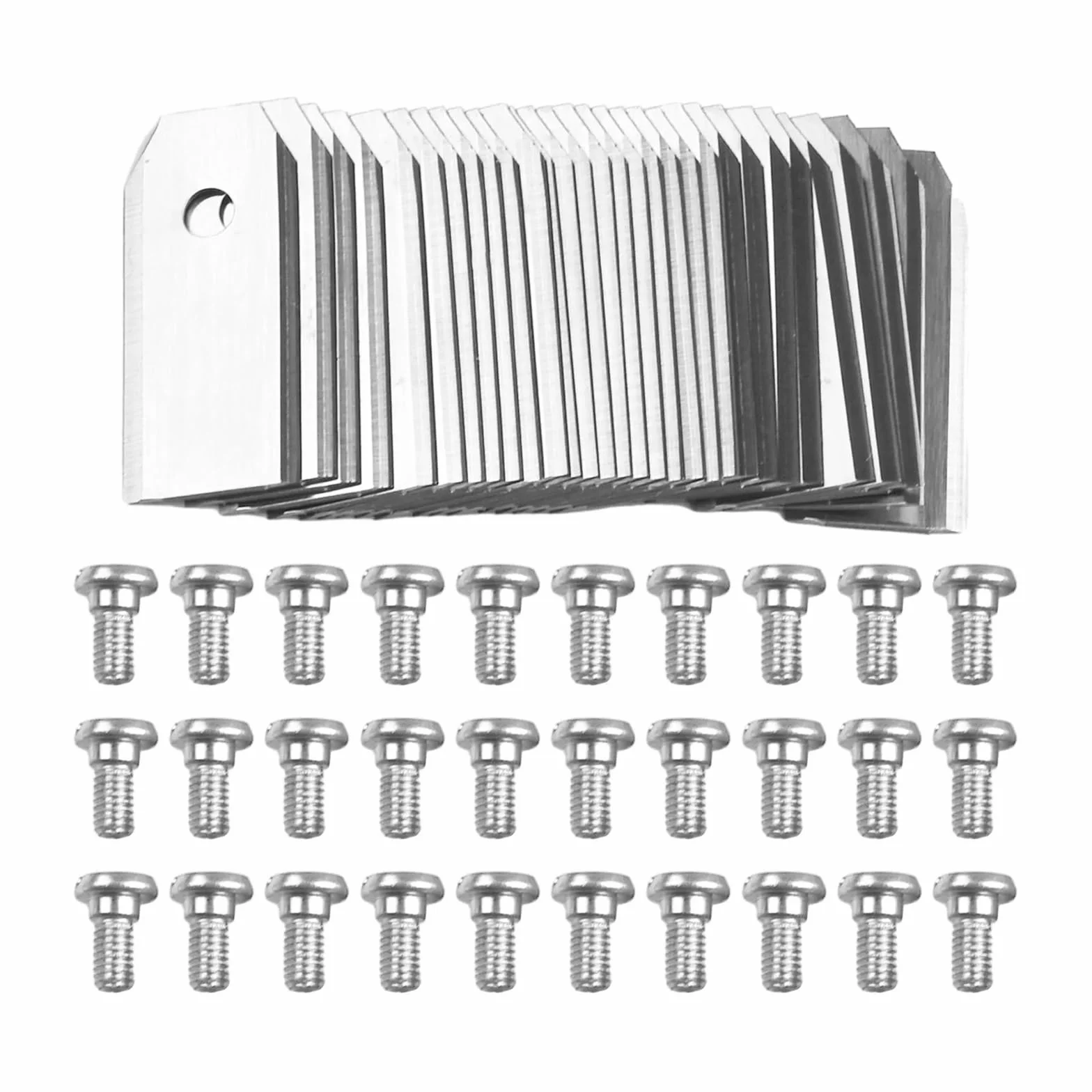 Cuchillas De Repuesto for Cortacésped, Cortadora De Césped De Acero Inoxidable, Compatible Con Cortacésped Robótico | 18pcs gold