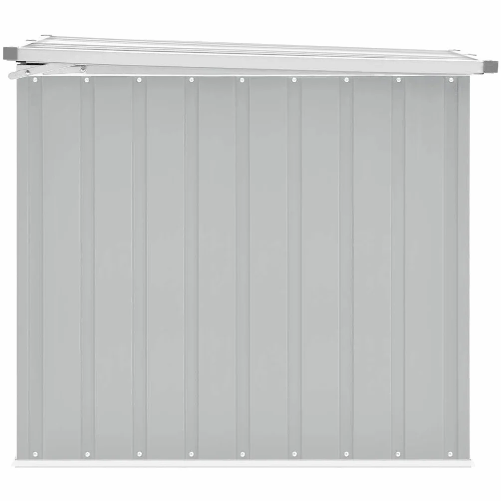 Caja de almacenaje para jardín Gris 149x99x93 cm