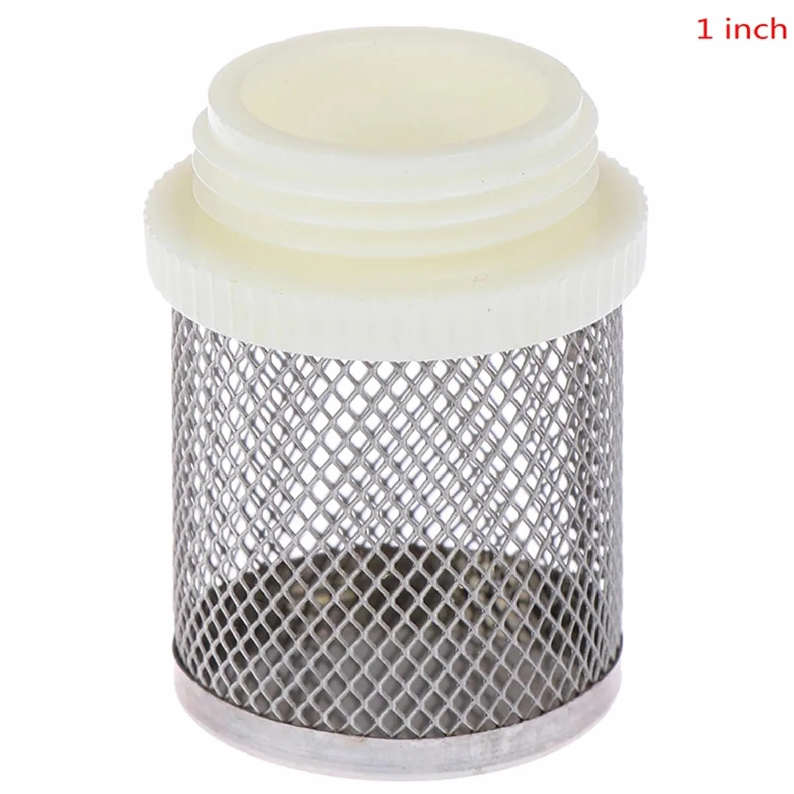 Filtro para manguera de jardín, Filtro for manguera de jardín con válvula antirretorno, multicolor, varios tamaños, rosca macho de acero inoxidable(C)