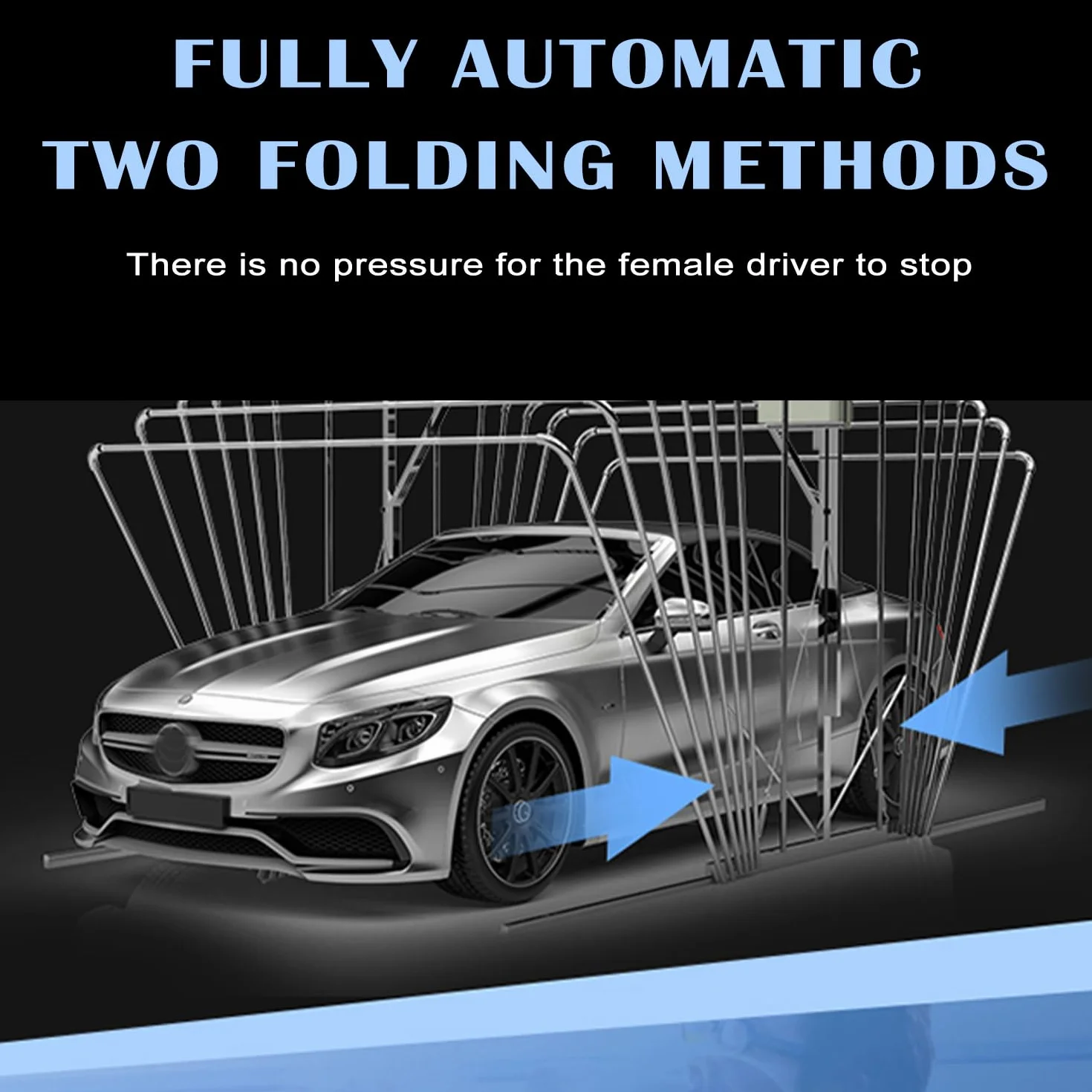 Paraguas de coche totalmente automático con control remoto, carport plegable portátil, cubierta de nieve