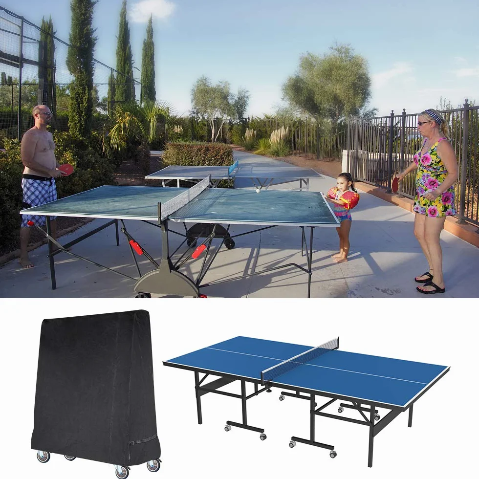 Funda para Mesa de Ping-Pong Oxford Impermeable Anti-UV 185×70×165cm