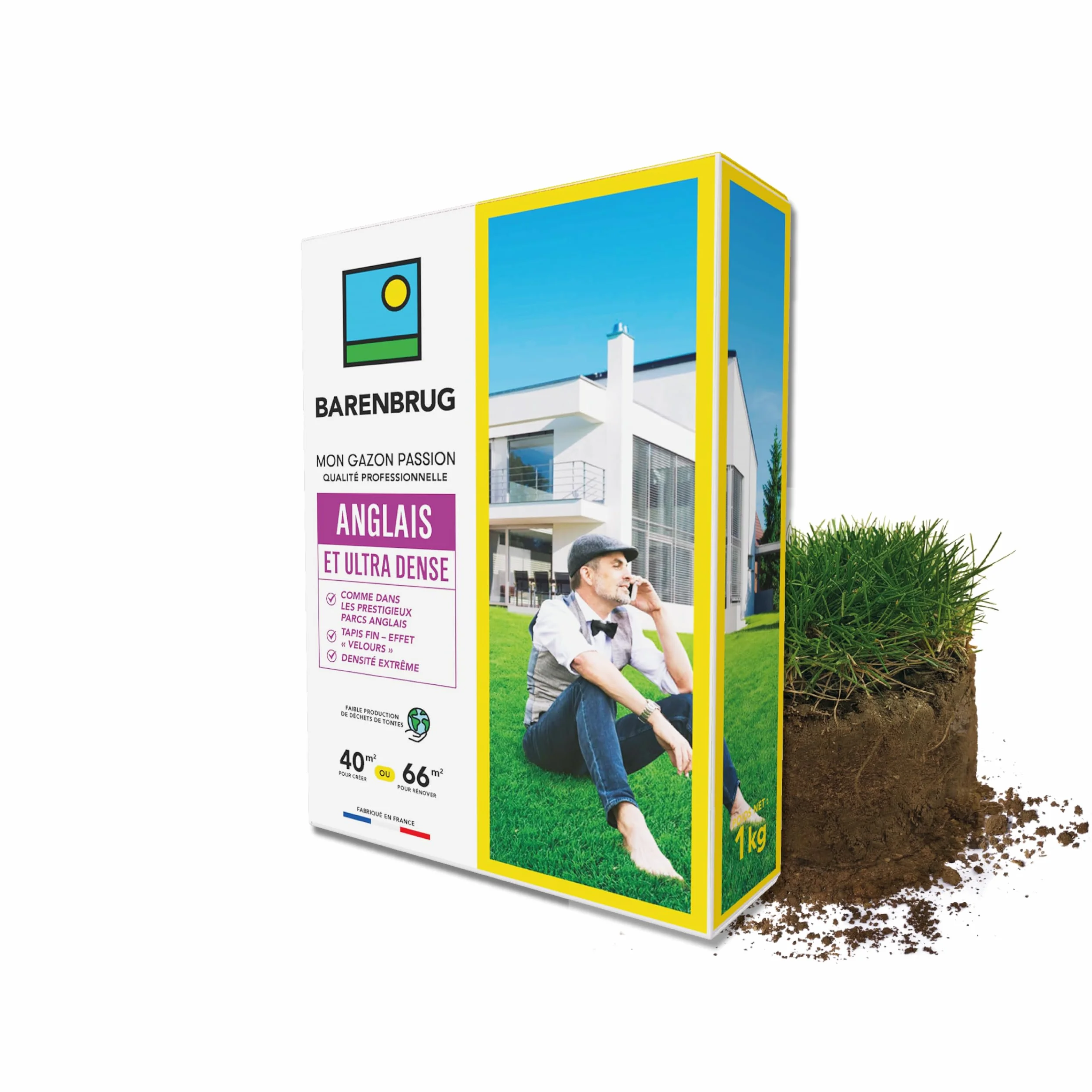 BARENBRUG Césped Inglés Ultra Denso 1Kg