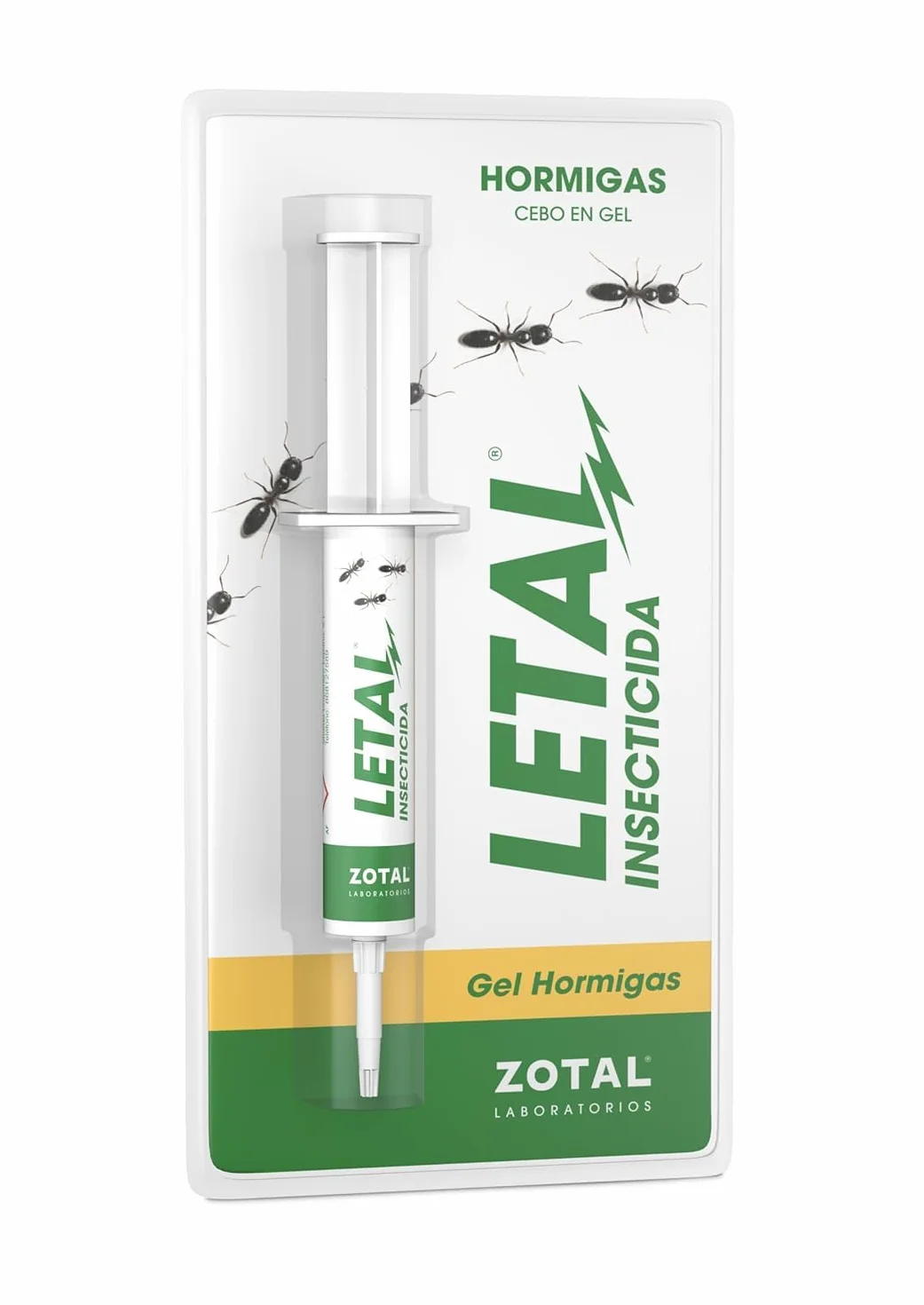 ZOTAL Gel Anti Hormigas Pack 2 Unidades Insecticida en Jeringuilla Efecto Retardado