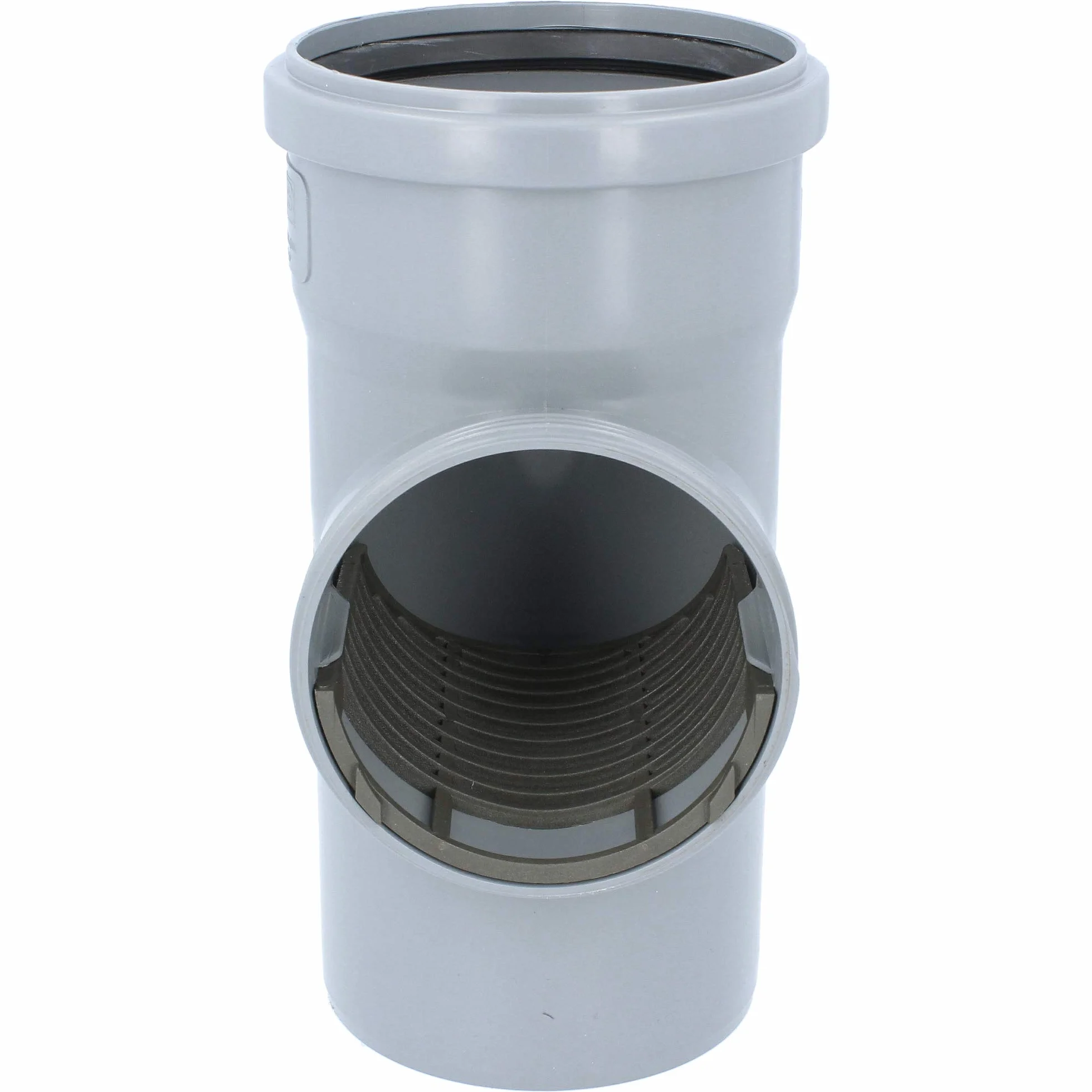 Filtro de bajante DN 100 Ø 110 mm Gris | Filtro de canalón con tamiz, desagüe de canalón, colector de lluvia, protección de canalones