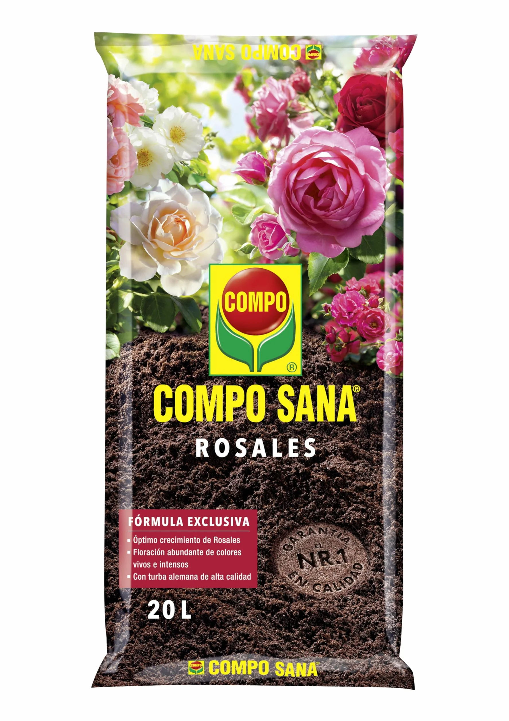 Compo Sana Rosales Substrato de Cultivo 20 L 56x32x8 cm
