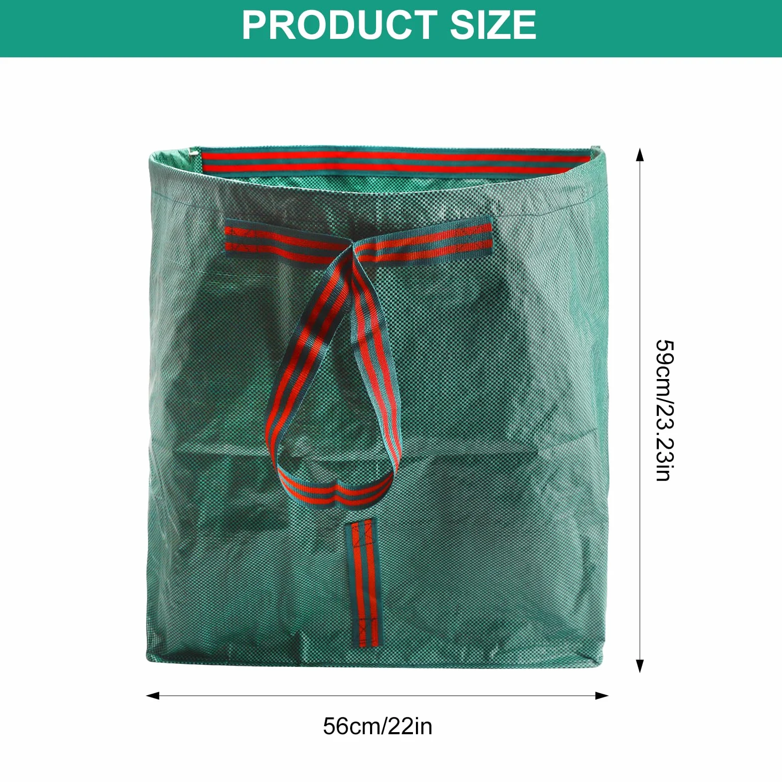 DAWRIS Sacos de Jardín 150 L, Bolsa plegable para residuos verdes con guantes