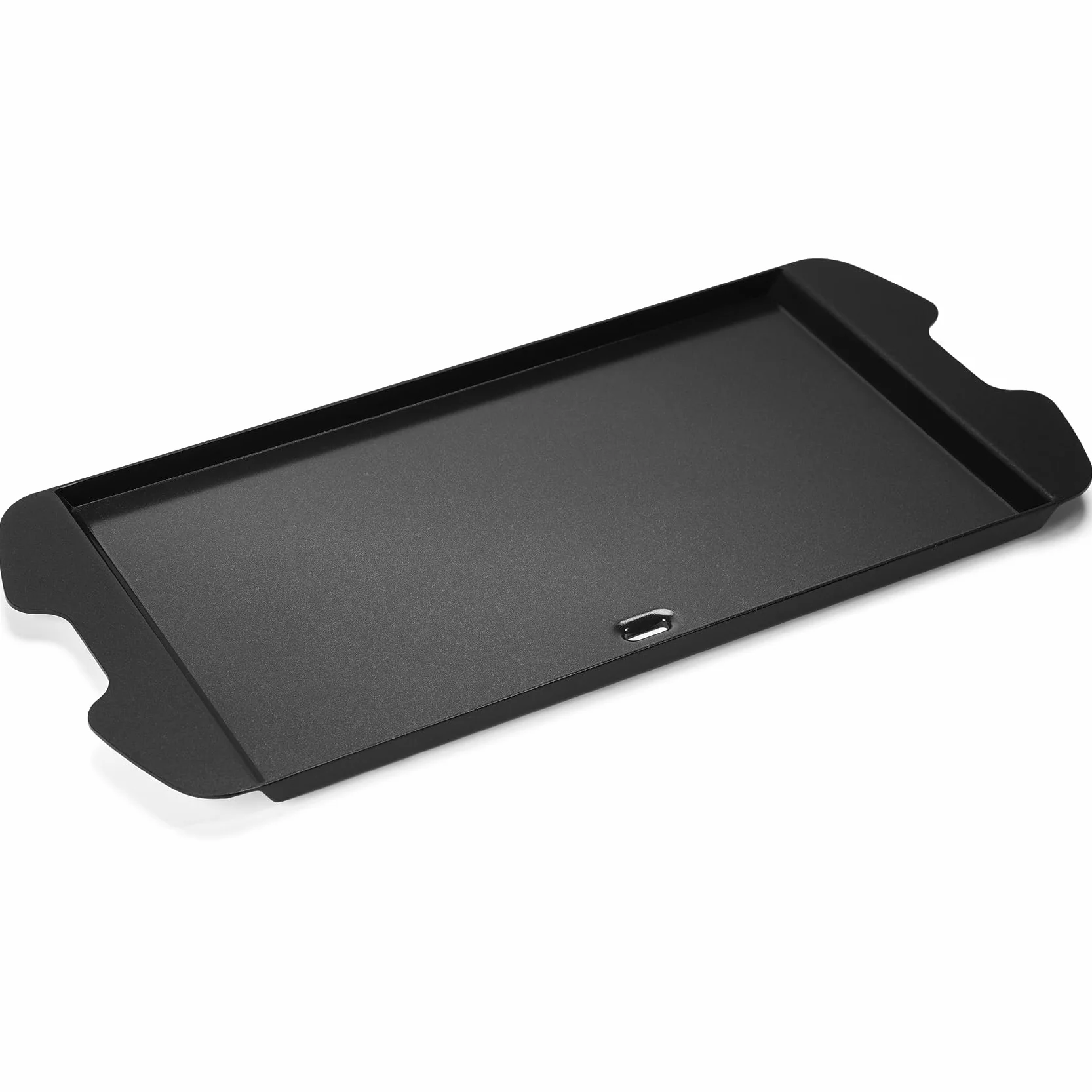 Onlyfire Plancha Barbacoa para Parrilla de Gas Portátil Weber Traveler, Revestimiento Cerámico Antiadherente, Placa de Parrilla Grande para Verduras, Carne y Pescado, 62,5 x29,5x2cm