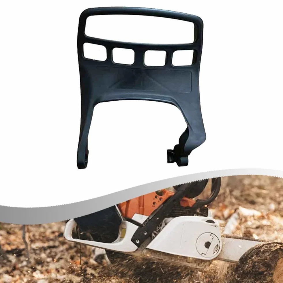 Mango protector de mano de freno de cadena compatible con modelos de motosierra MS271 MS271C MS291 MS291C viene con dos tuercas de barra de piñón para mayor seguridad