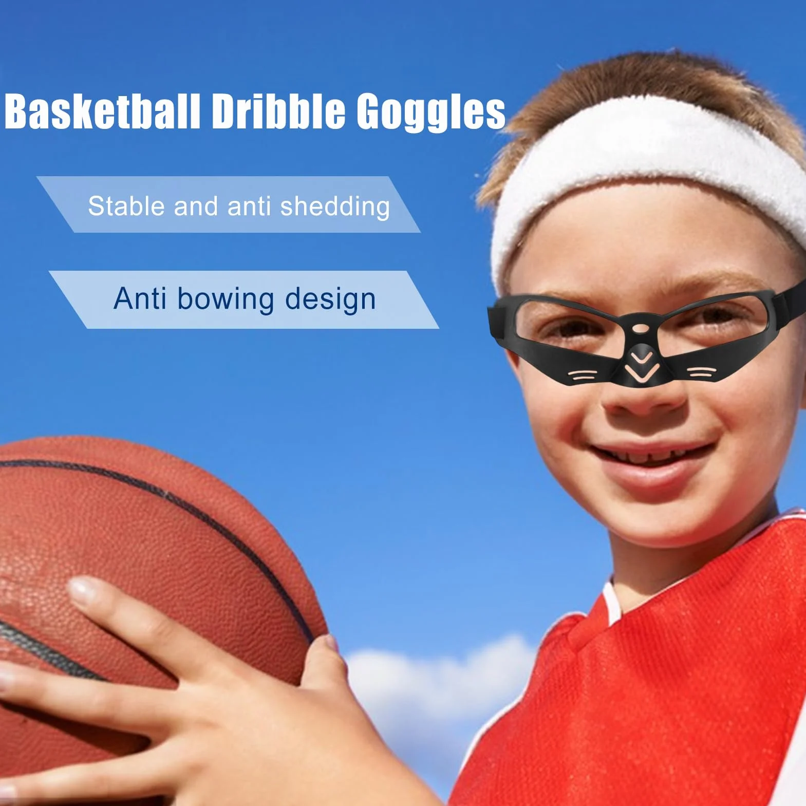 Gafas de entrenamiento de baloncesto deportivas protectoras para jóvenes niños adolescentes adultos