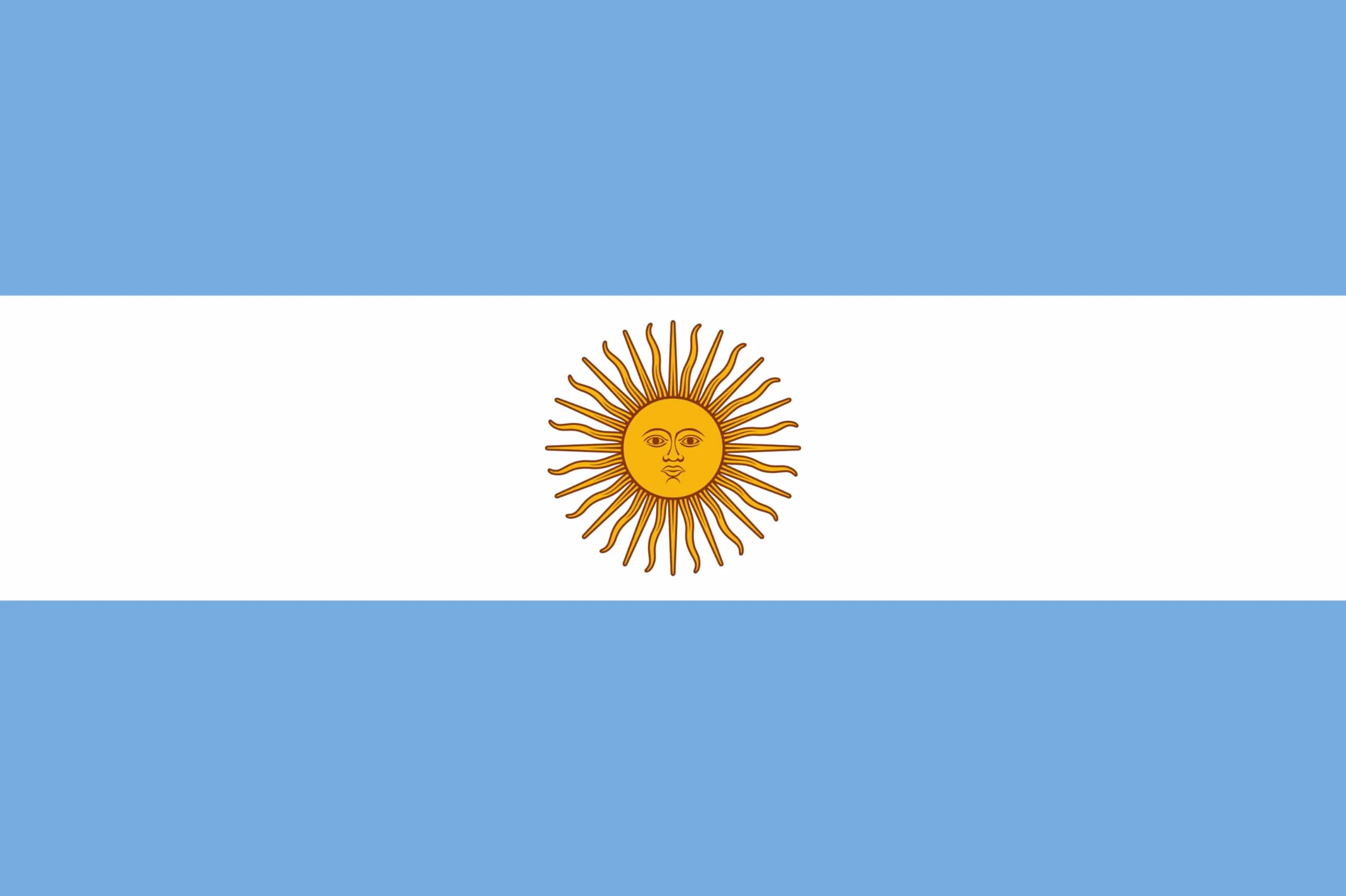 Flaga Argentyny Durabol Satén 150x90cm
