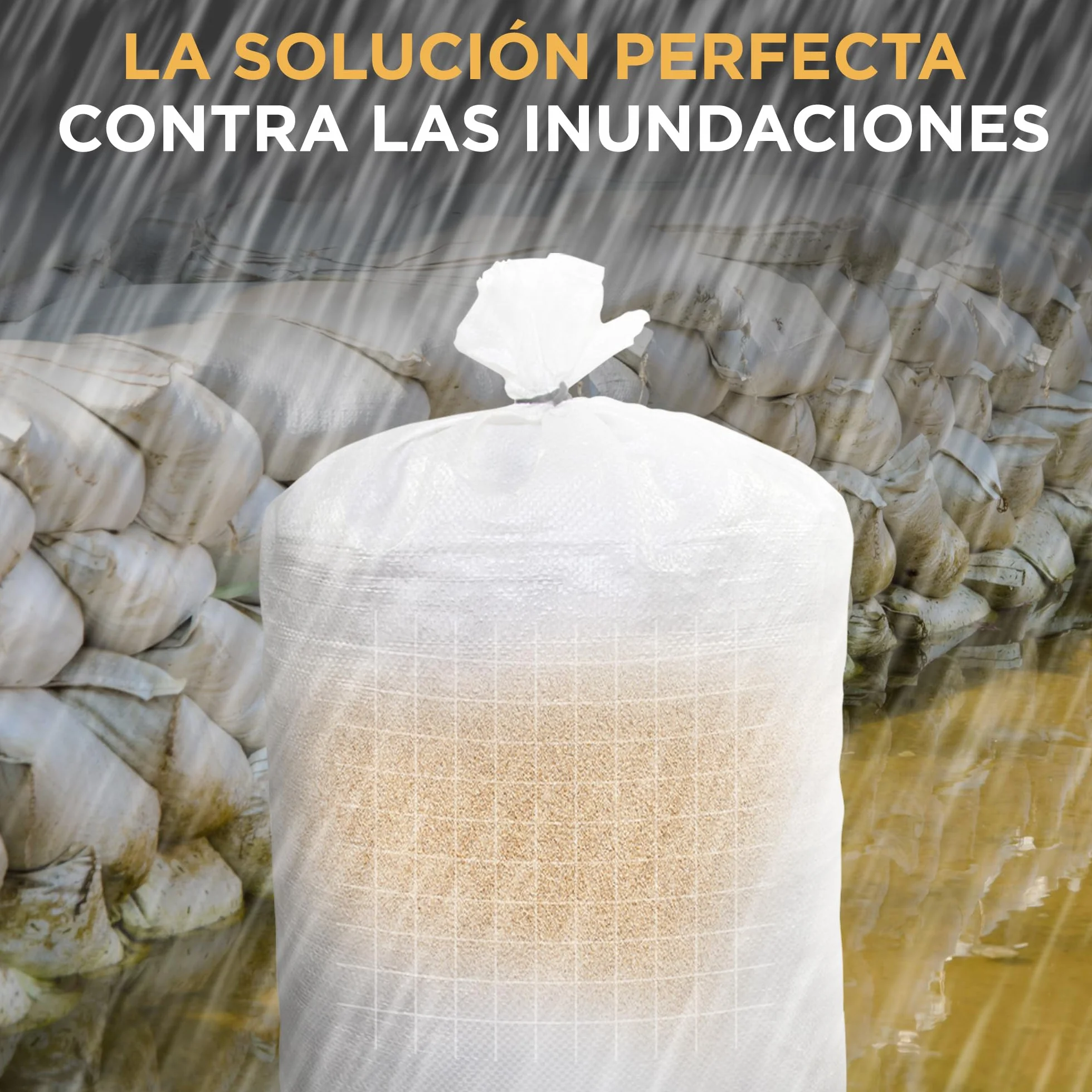 Sacos para Escombros de Obra Pack 20 - 40x60 cm - Capacidad 20 kg - Rafia