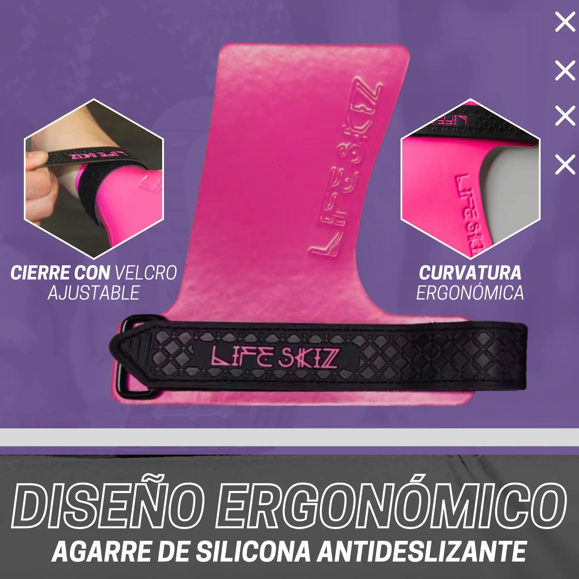Calleras Crossfit Cross Training Guantes Calistenia Protección Manos Agarre Antideslizante