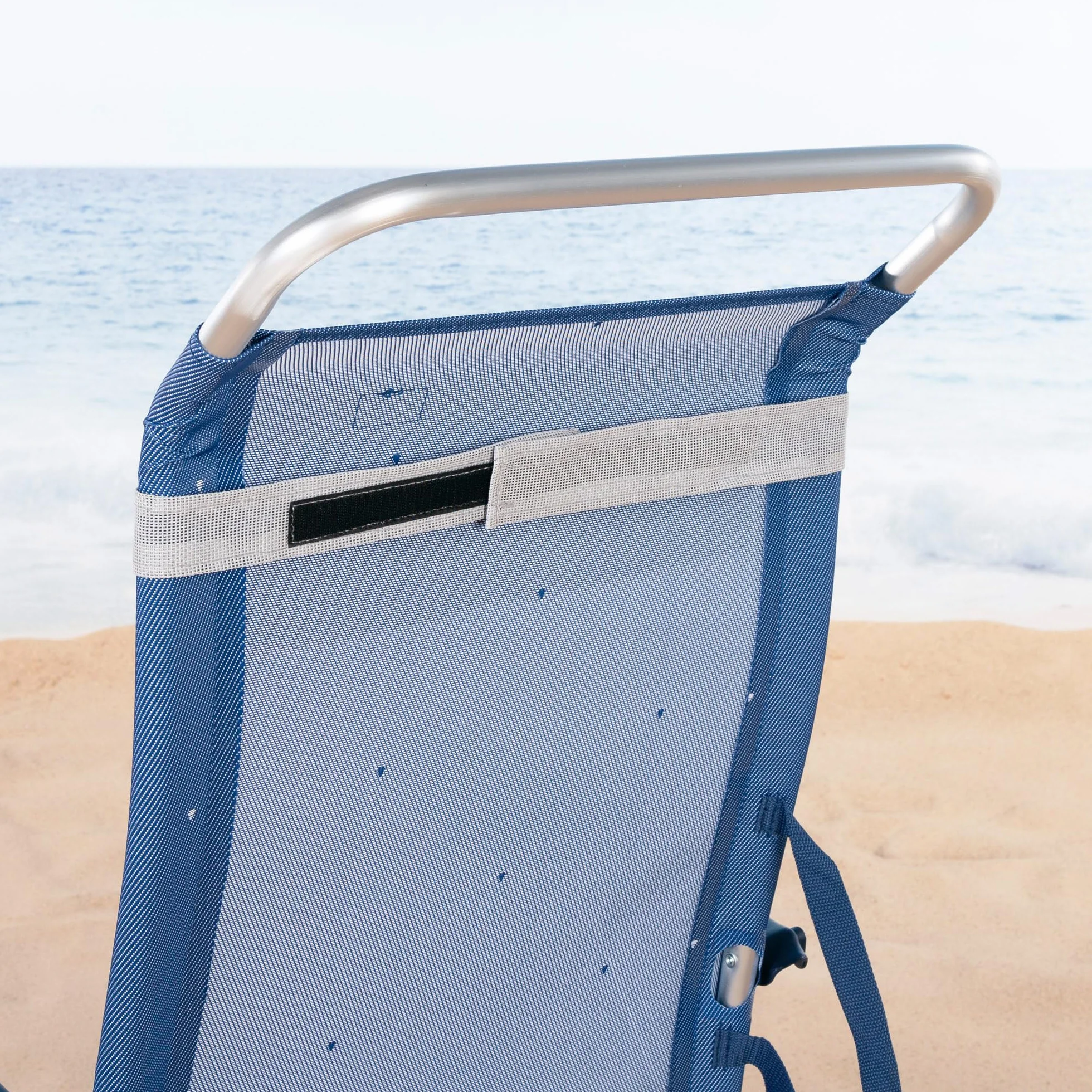 AKTIVE Cojín para Silla de Playa removible Blanco 35 x 14 x 5 cm Almohada portátil