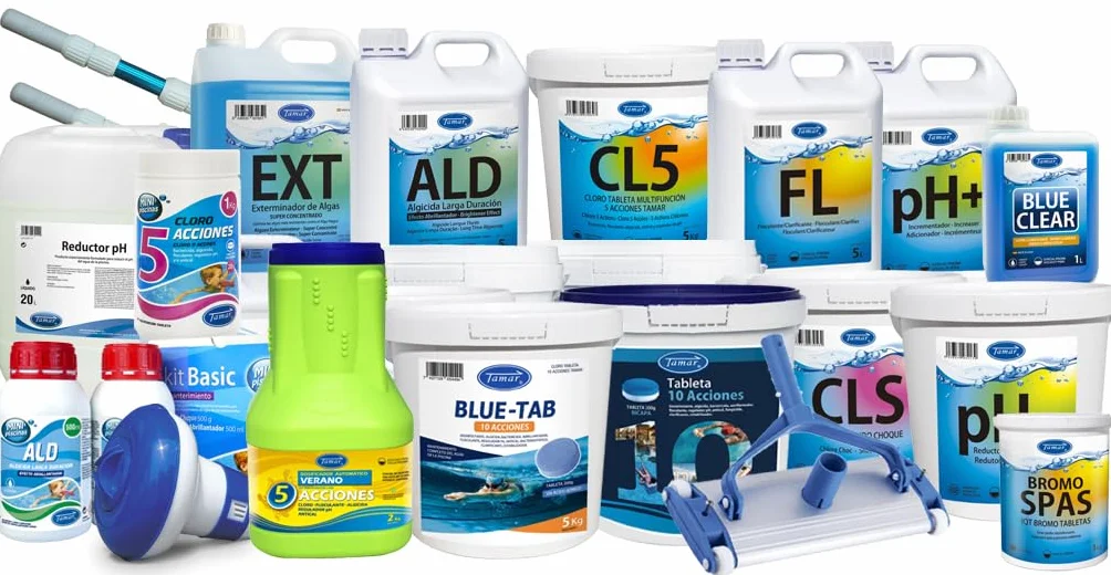 Tamar Test Kit Cloro y pH Medidor Agua Piscina Gotas
