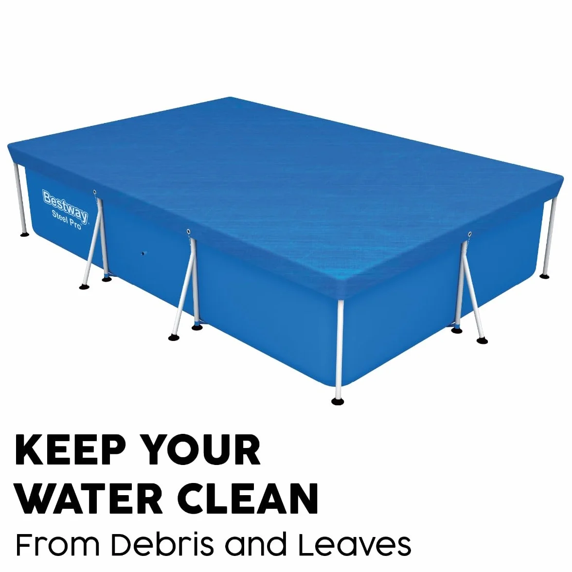 BESTWAY Cobertor de Invierno Rectangular 304x205 cm para Piscinas 300x201 cm Azul