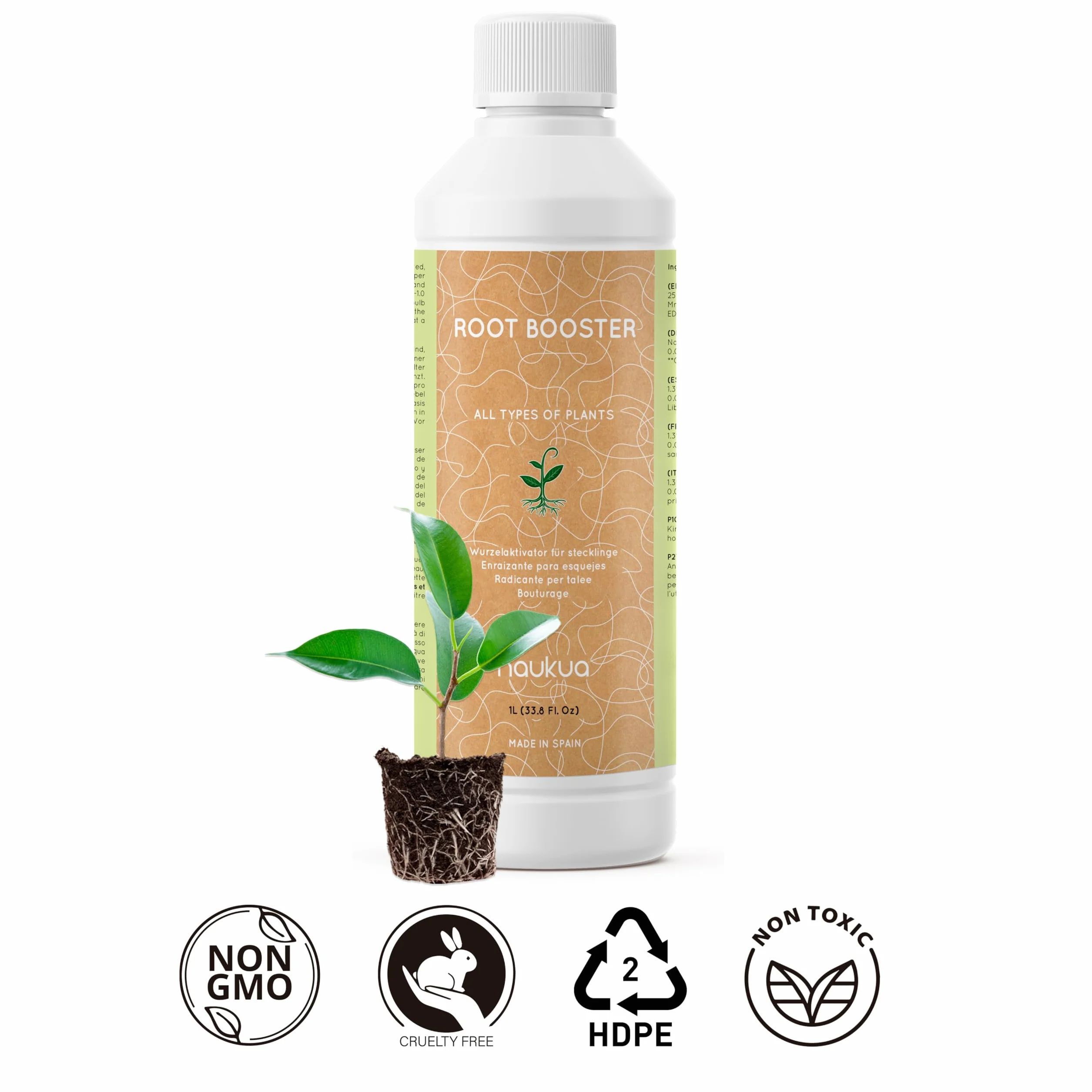 Enraizante para esquejes 1L Bioestimulante Libre de Hormonas