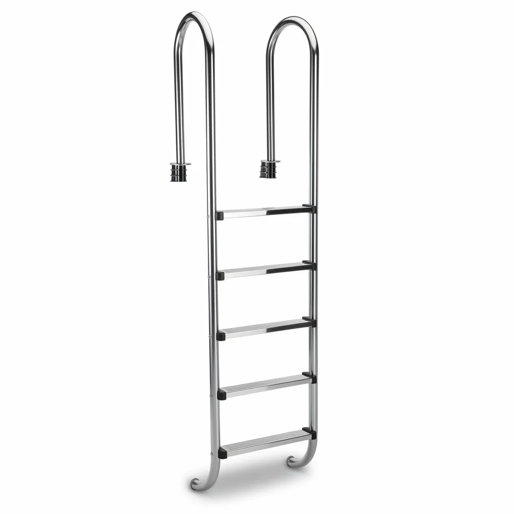 Melko Escalera Piscina 5 Niveles Acero Inoxidable V2 Gris