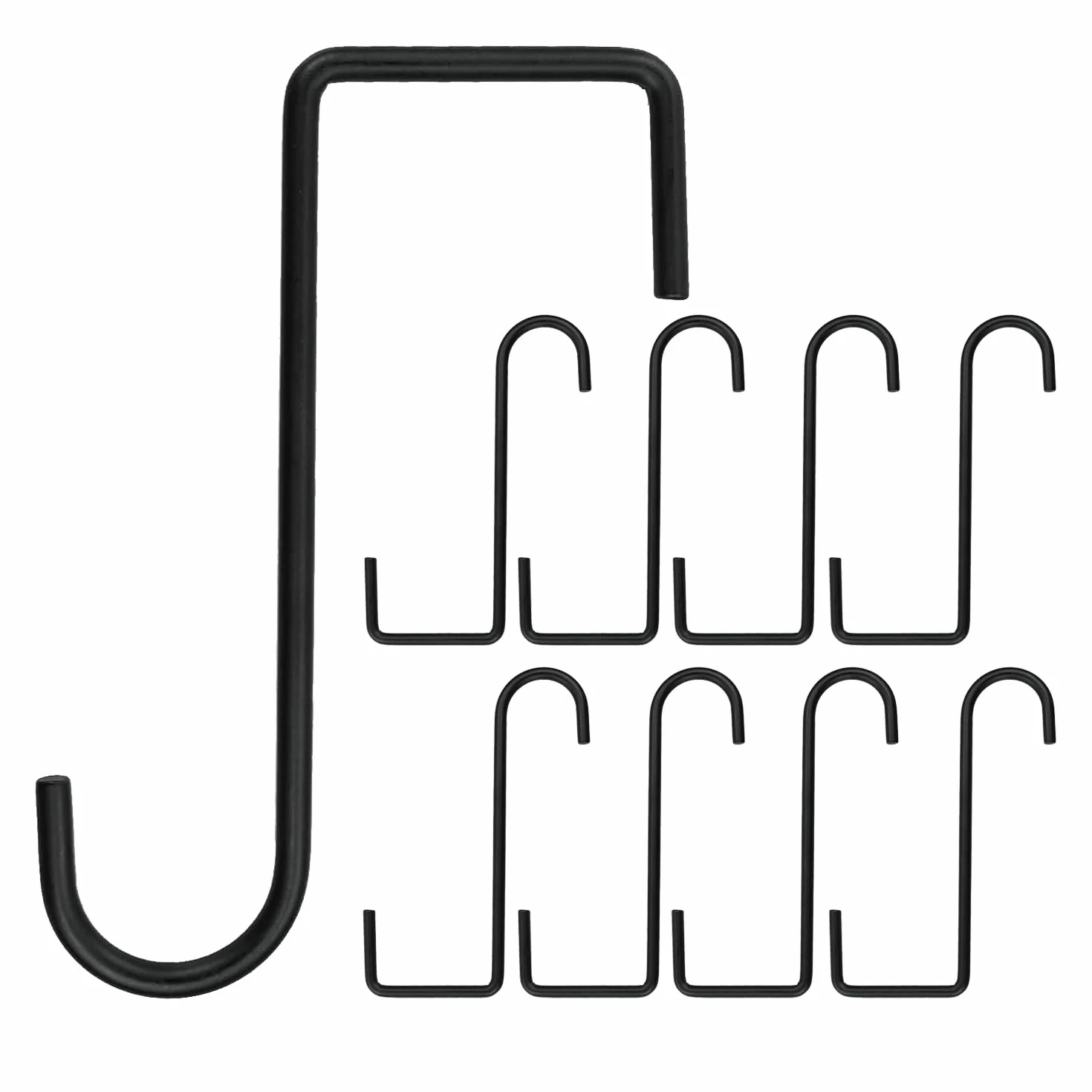 Lemiyoo 8 ganchos de jardín de 6 pulgadas para exteriores, soportes colgantes para macetas y luces