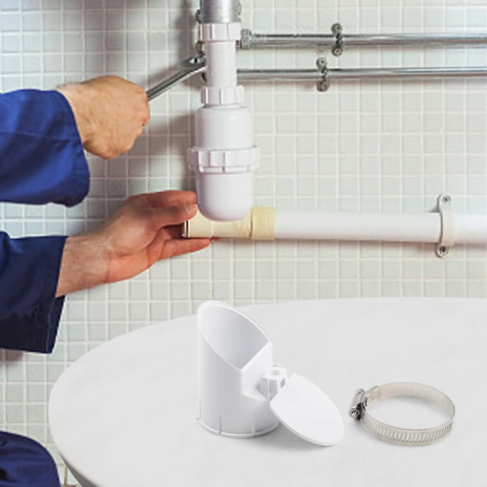 Tapa de válvula de retención de PVC antireflujo 50-160 mm para drenaje