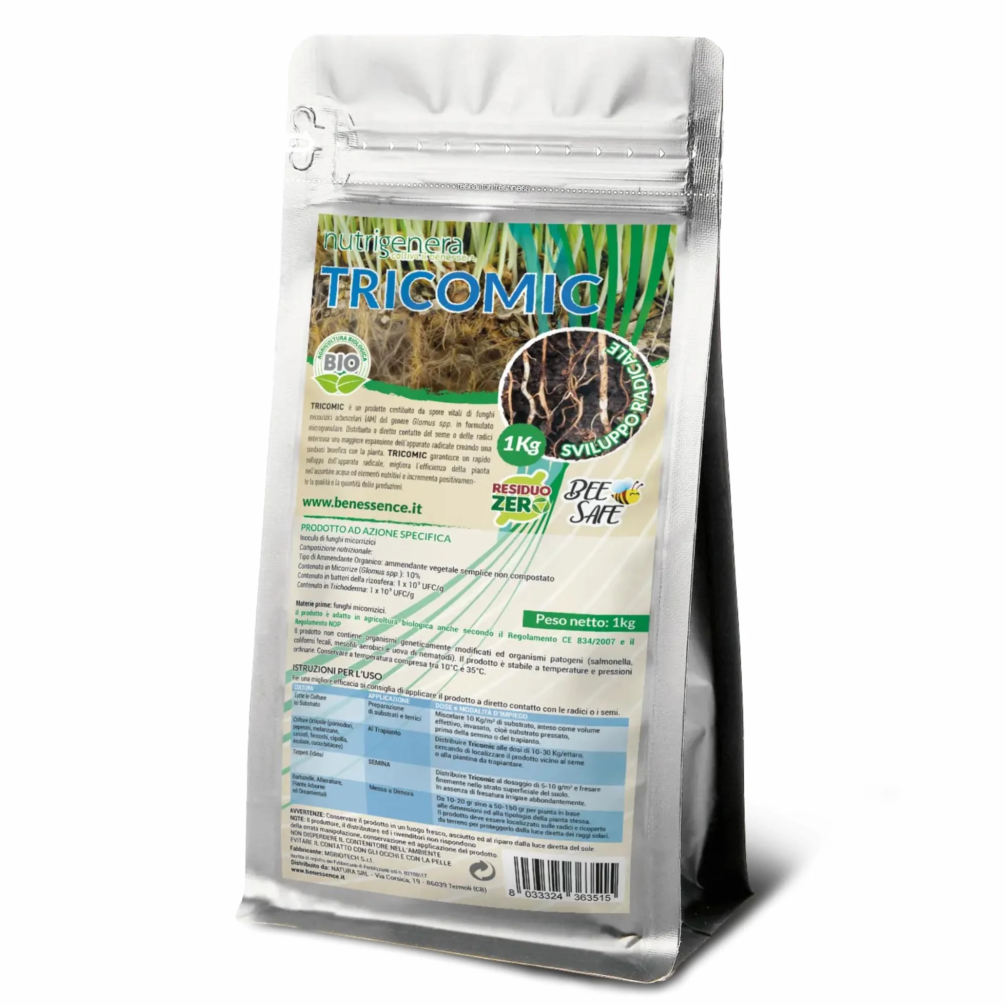 Tricomic Bio 2 kg Inóculo de Hongos Micorrícicos Beauveria bassiana Metarhizium