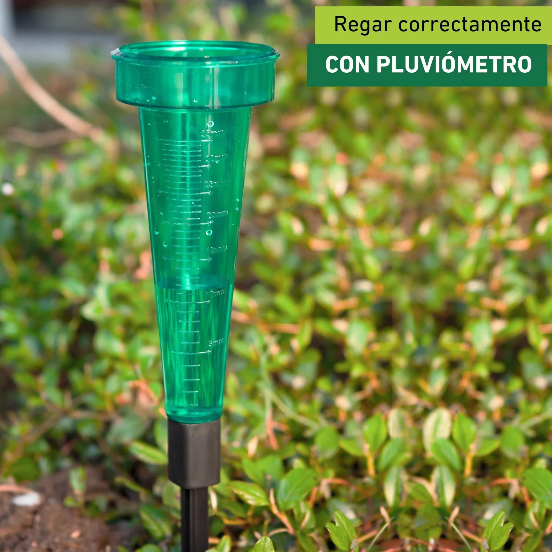 Windhager Pluviómetro con Pica de Tierra 22 cm