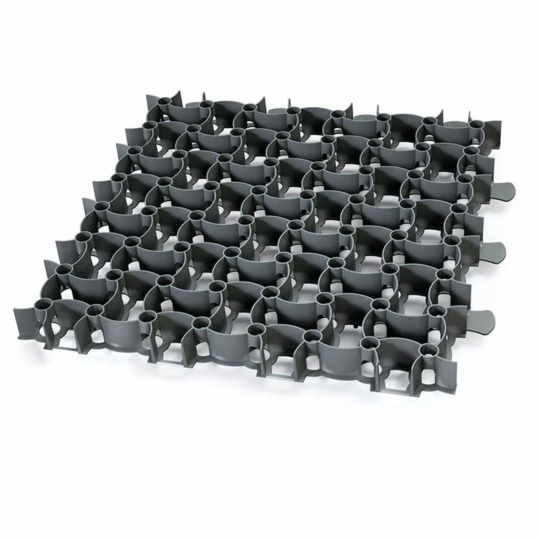 NOOR Rejilla de césped Profesional Connect 50x50x4 cm Polipropileno 100% Reciclado Negro