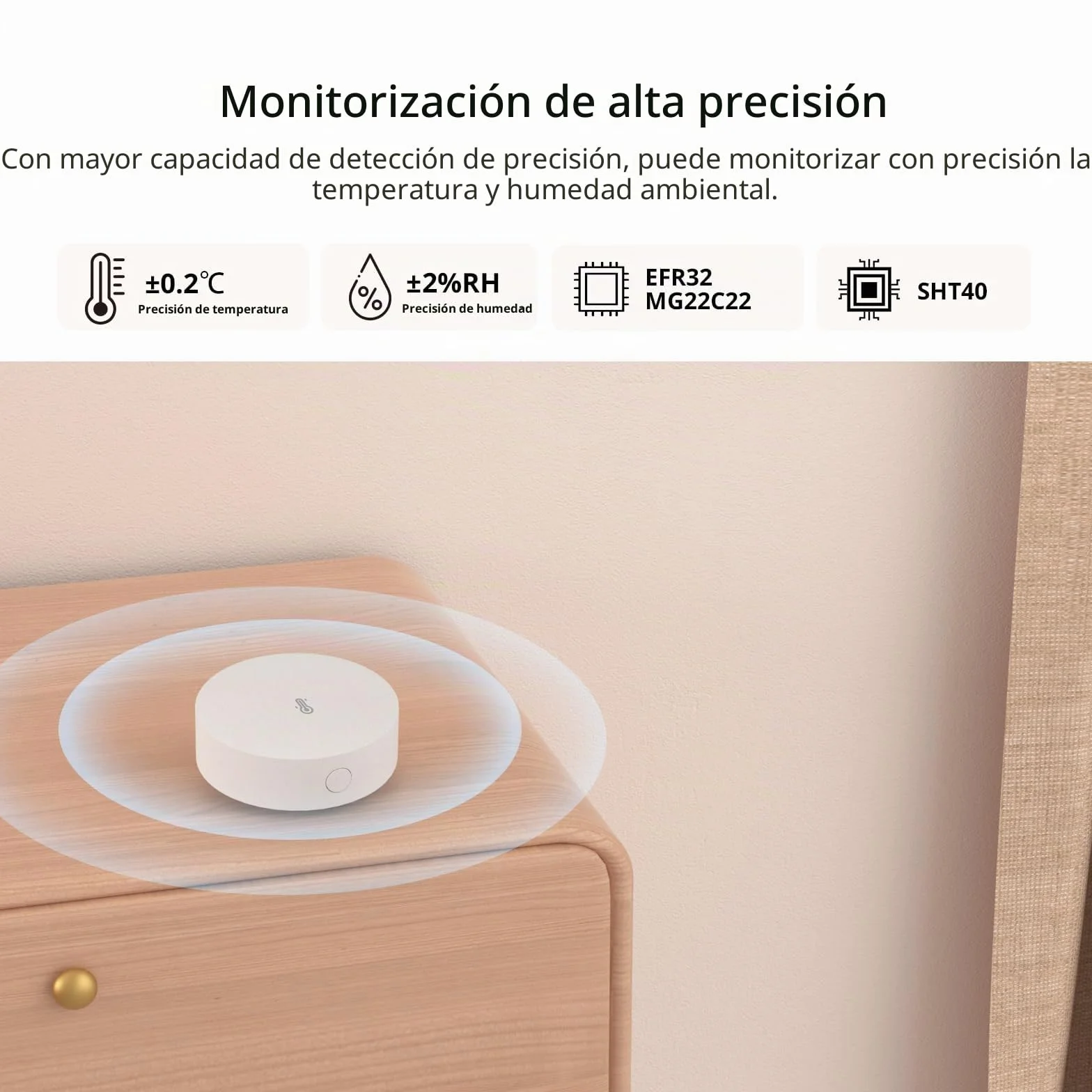 SONOFF SNZB-02P ZigBee Sensor de Temperatura y Humedad, Compatible con Google Alexa SmartThings