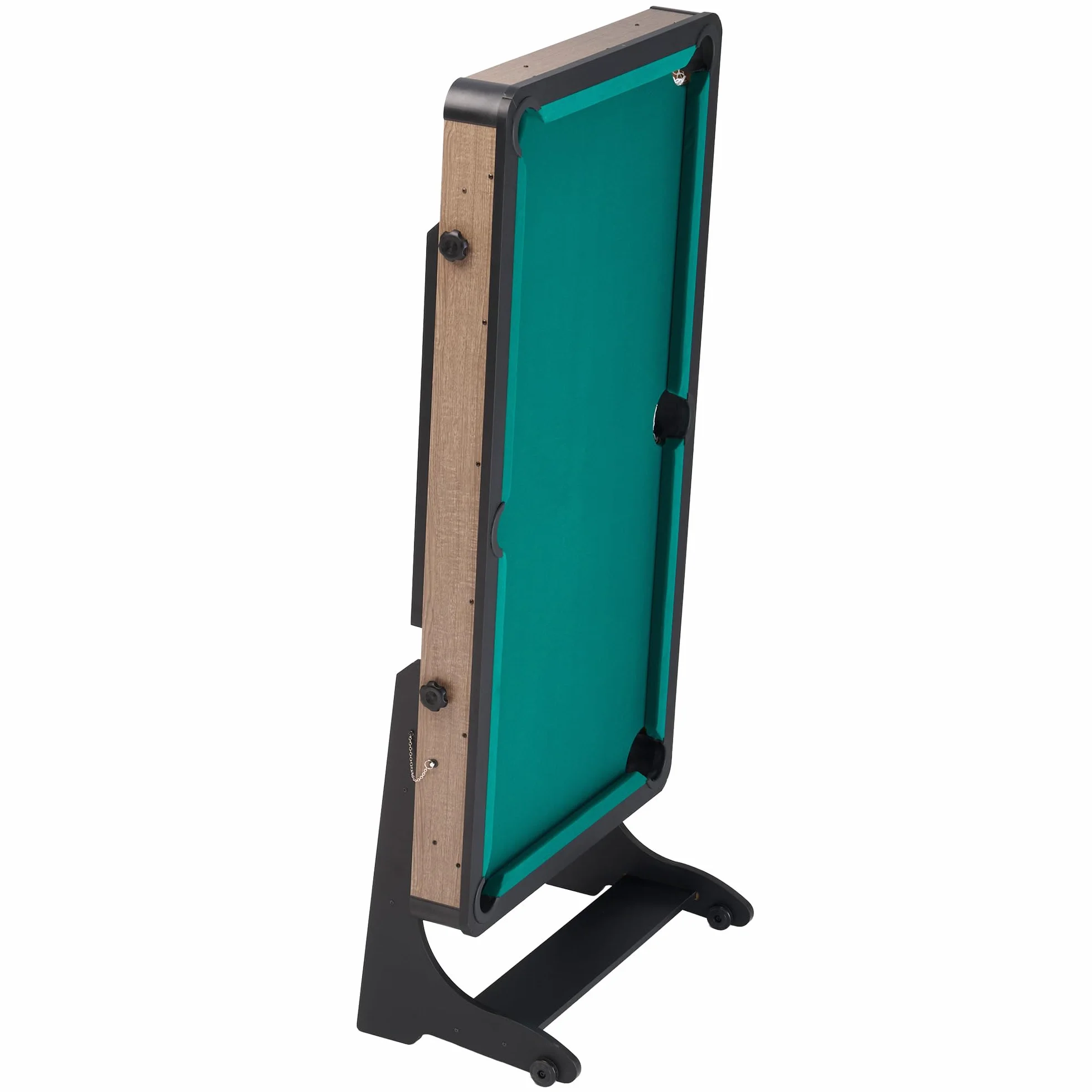 Billar Americano Plegable 151.8 x 83.2 x 78.6 cm Verde Inglés 2 Jugadores