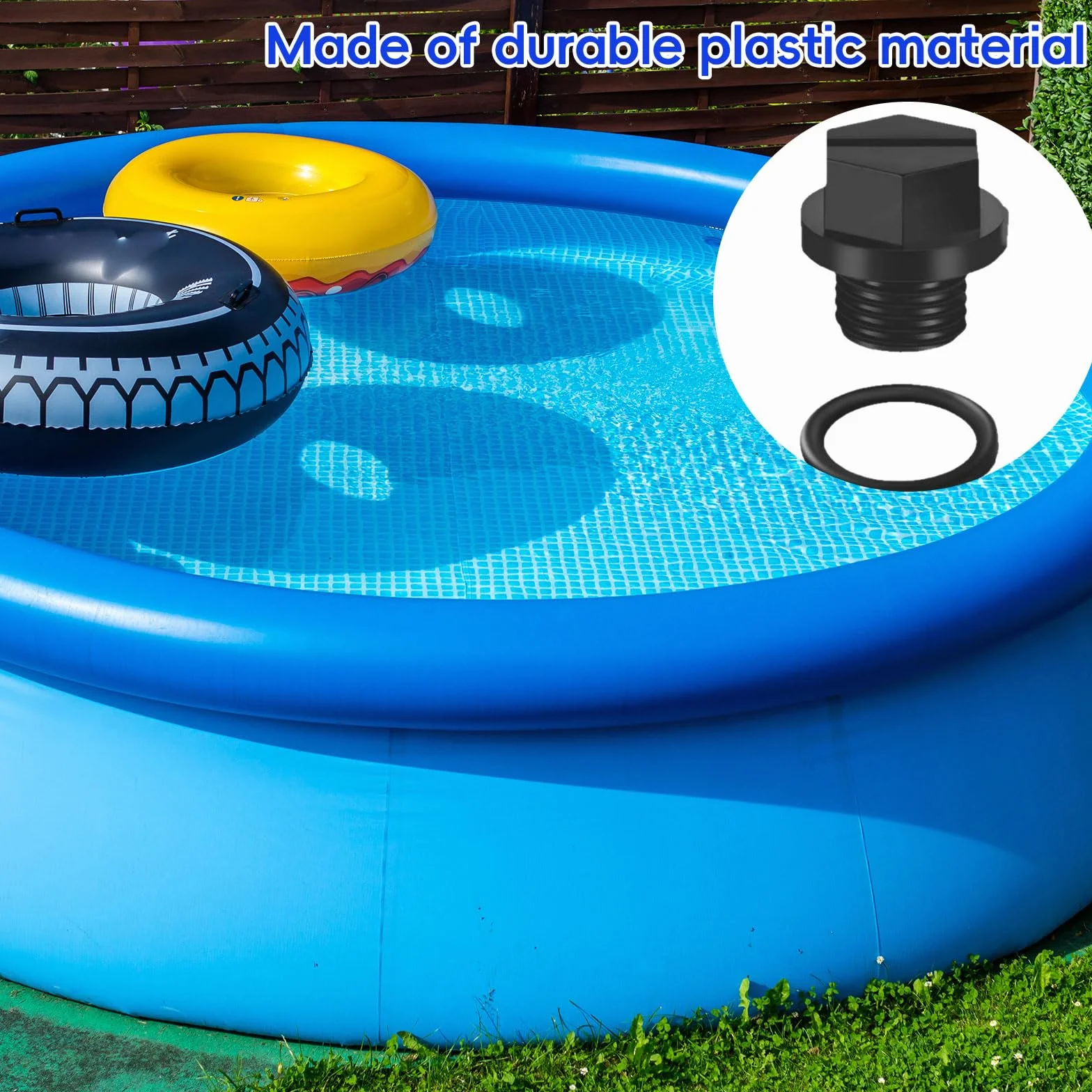 Hayward SPX1700FG tornillos de drenaje para piscina con juntas O tapón drenaje
