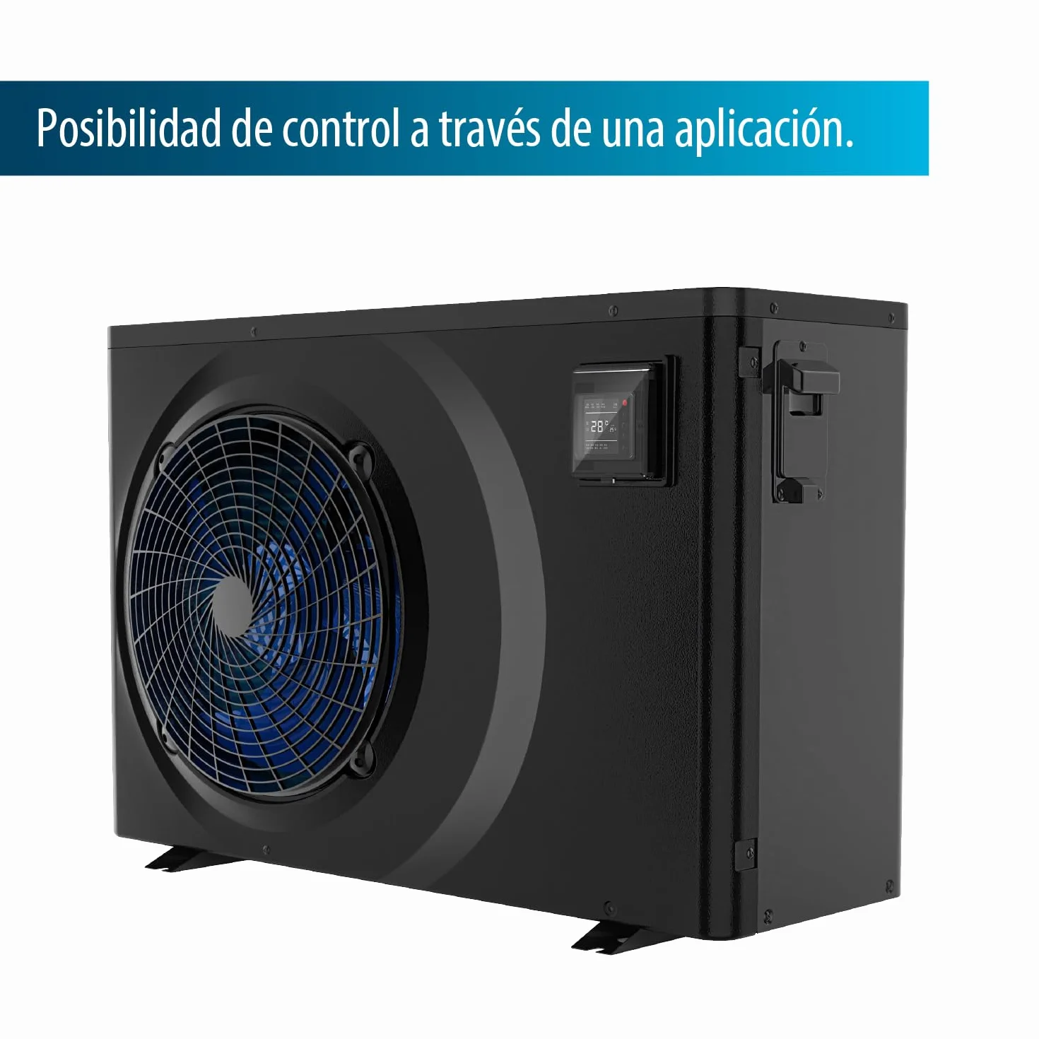 AquaForte Bomba de calor Full Inverter 11,5 kW 10,5 AMP 0,19-2,3 kW 25-50 m3 980x353x660 mm