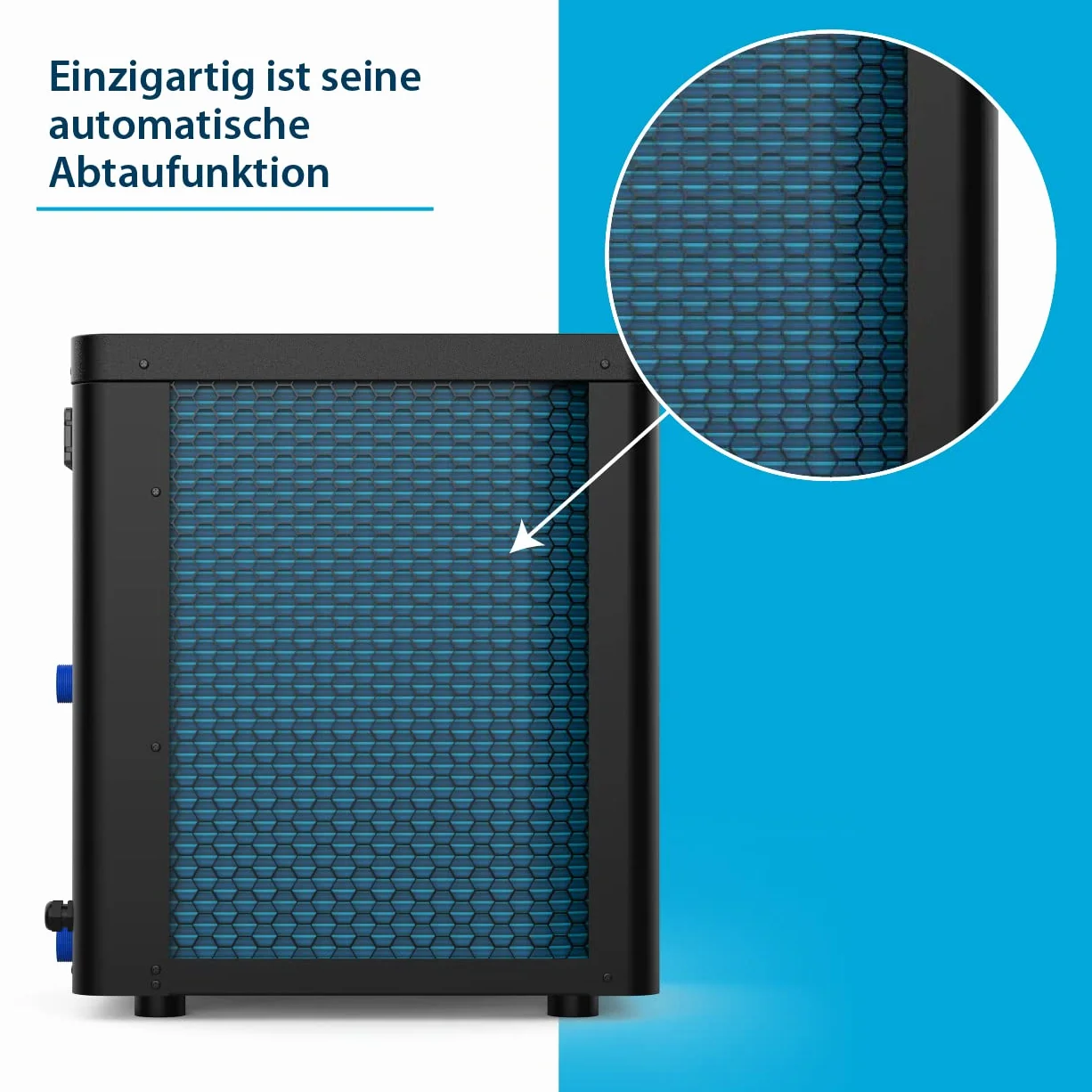 AquaForte Bomba de Calor 3 kW 4,1 AMP 0,9 kW 19 kg 425 x 290 x 431 mm ABS