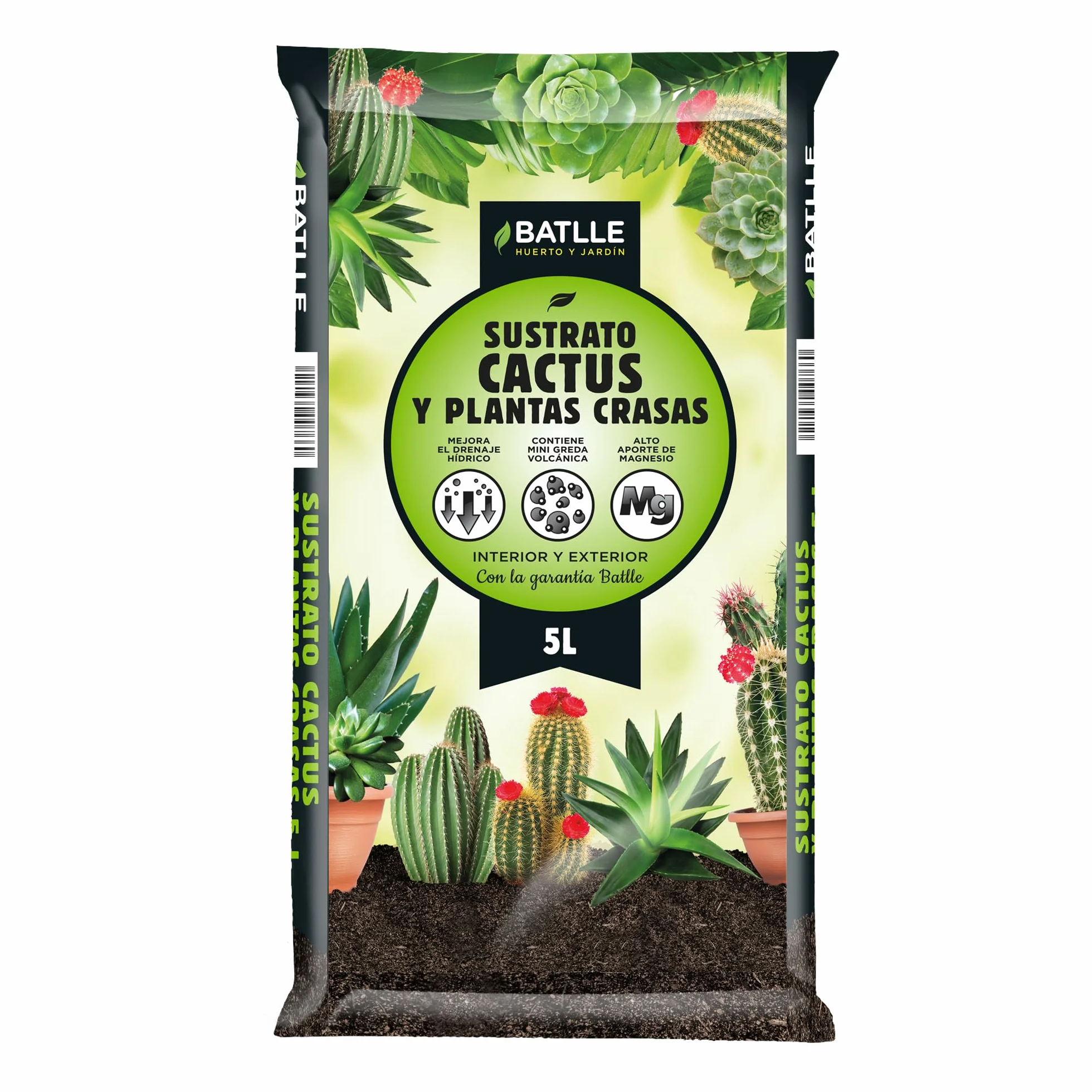 Semillas Batlle Sustrato Cactus 5l