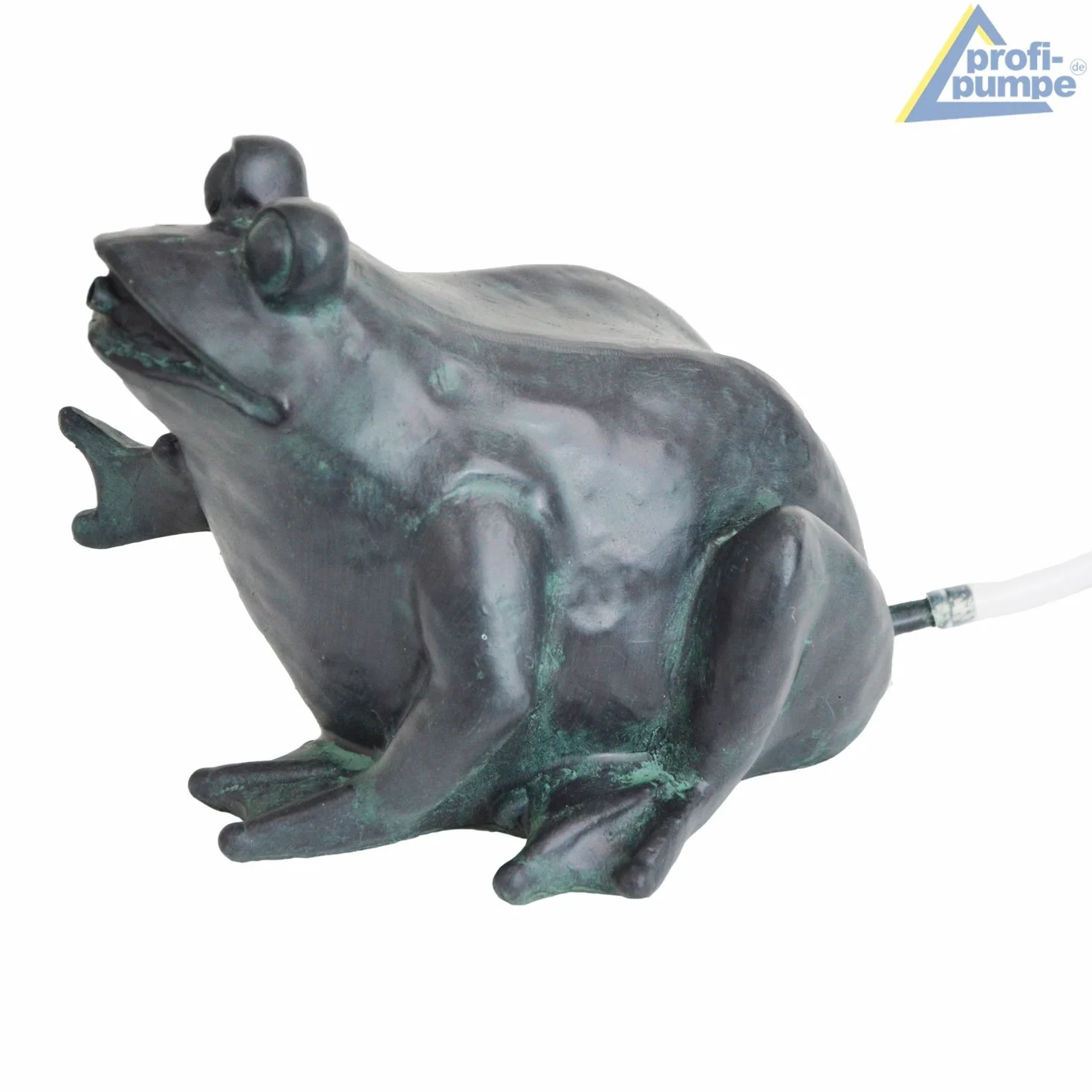 Fuente Solar - Fuente Decorativa Exterior - Bomba para Estanque ''Rey Rana'' Fuente Solar con Juego de Agua - Bebedero para pájaros - Bomba Solar DE Agua - Bomba