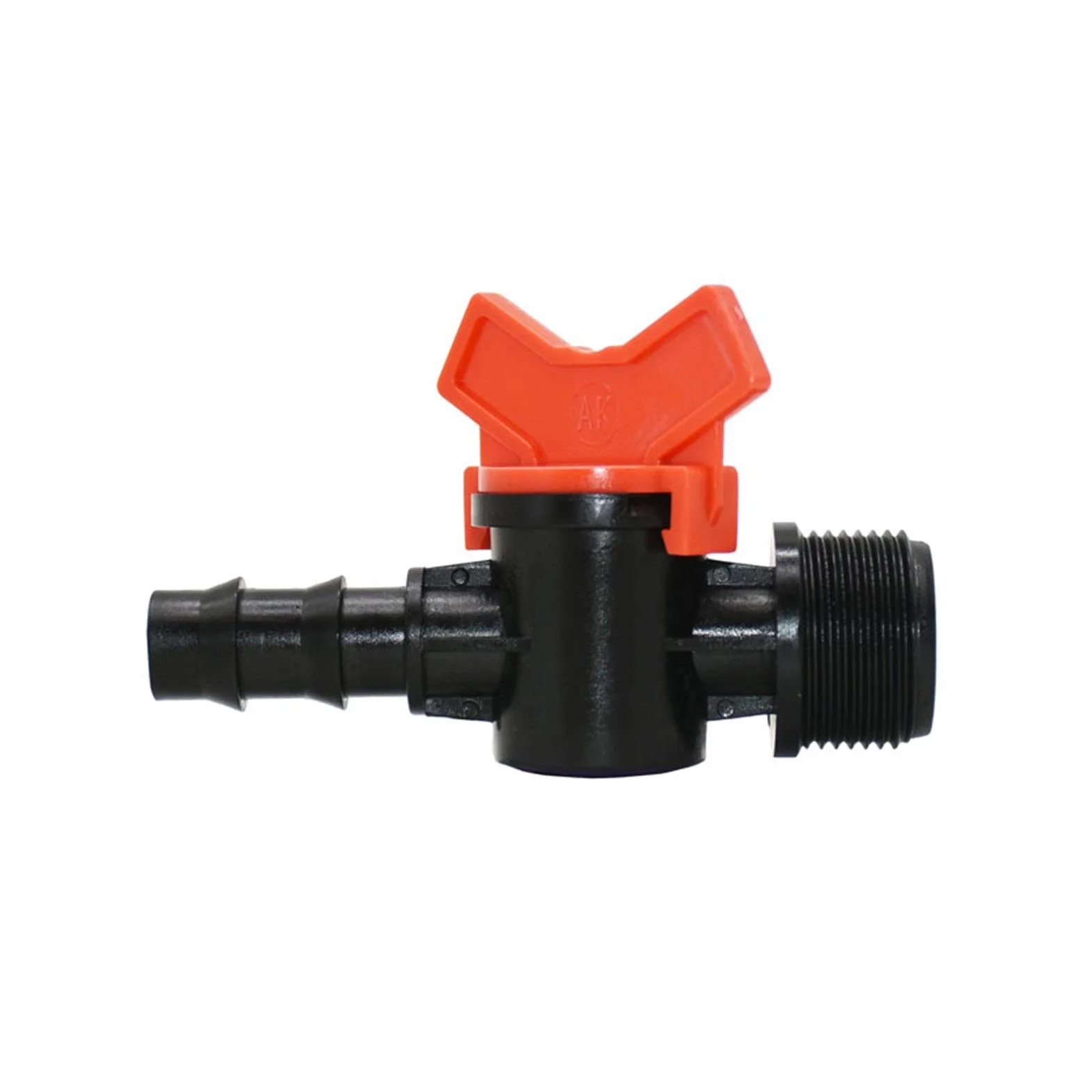 Adaptador de Conector de válvula de riego para Manguera de 16 mm y 20 mm a Manguera de jardín con Rosca Externa de 3/4 de Pulgada y 1/2 Pulgada y 3/4 de Pulgada.